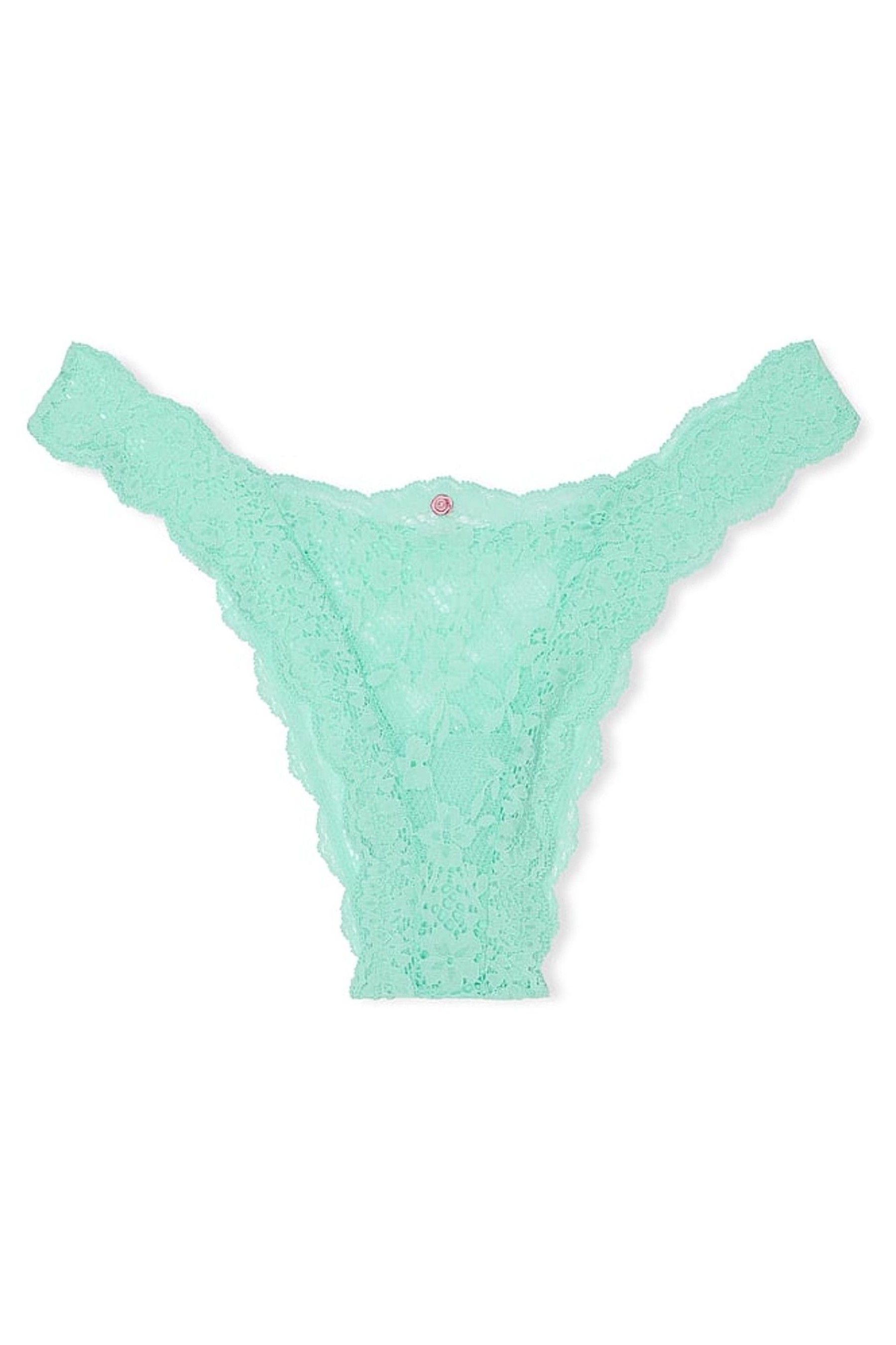 Waterfall Green Brazilian Lace Knickers - Image 1 of 1