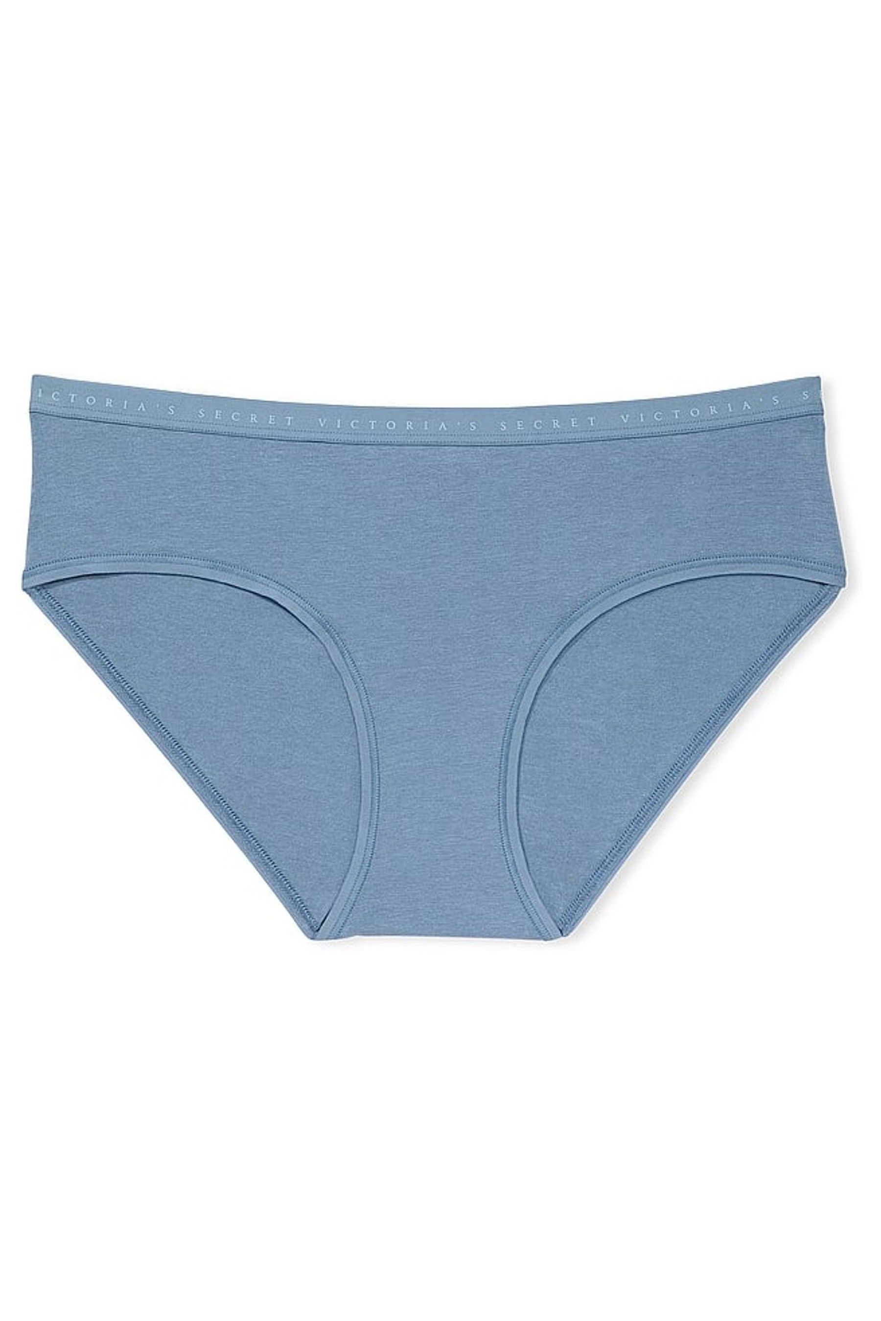 Faded Denim Blue Hipster Knickers - Image 1 of 1