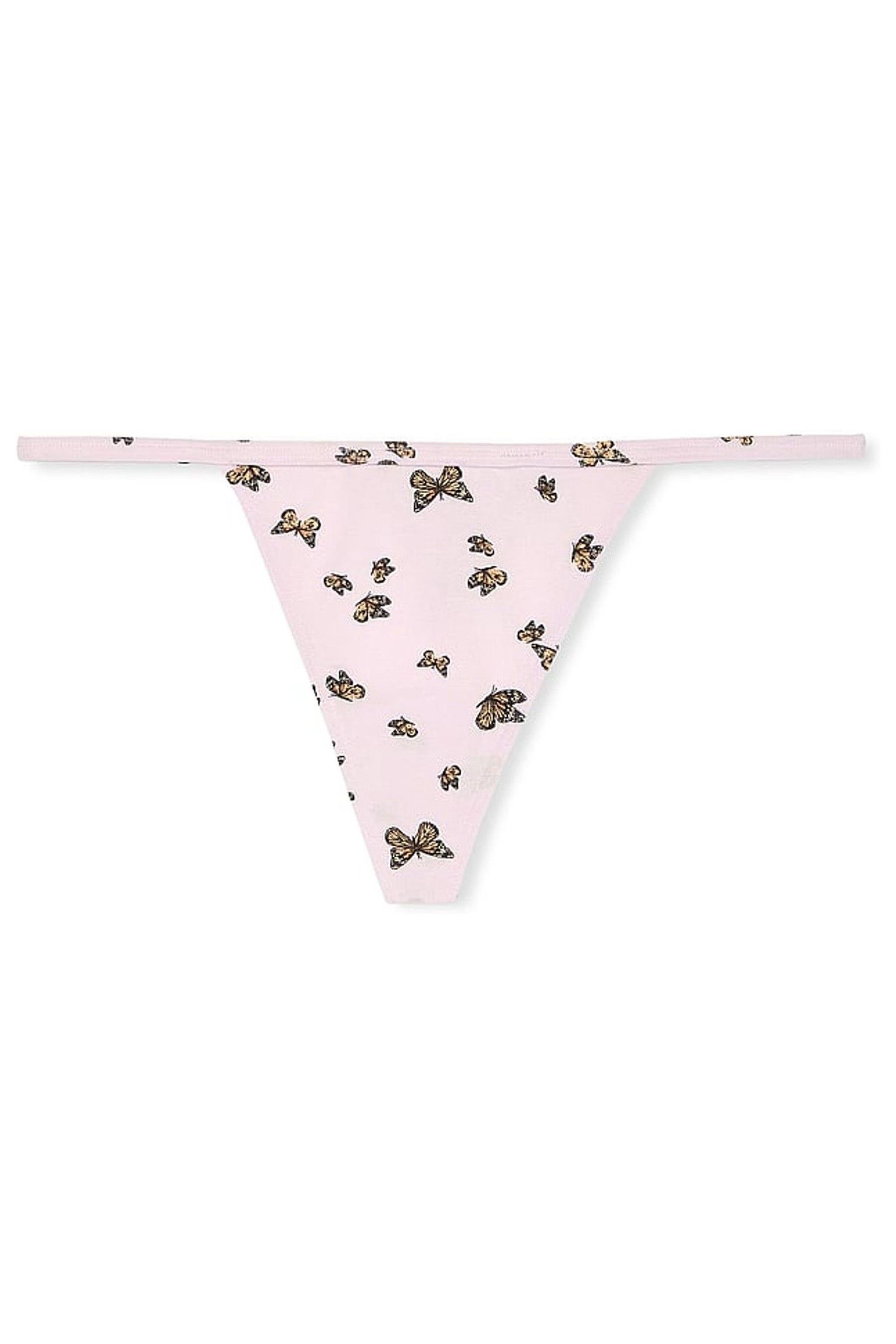 Delicate Violet Purple Butterfly G String Knickers - Image 1 of 1