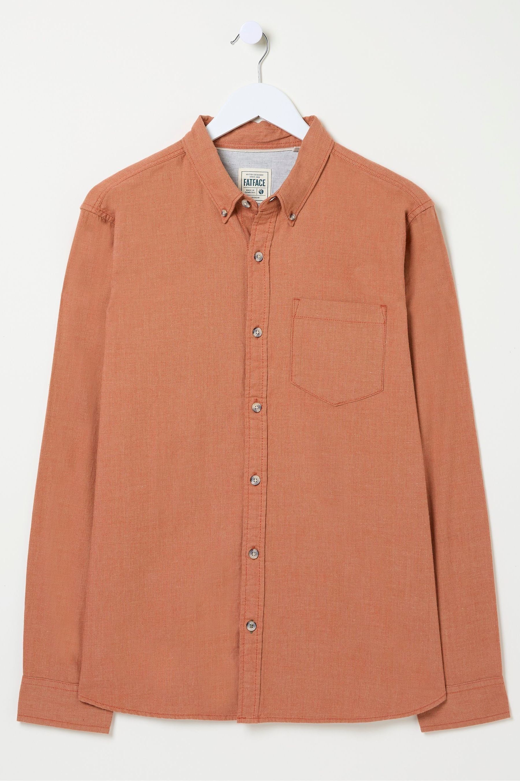 Orange Long Sleeve Tadlow Shirt - Image 1 of 1
