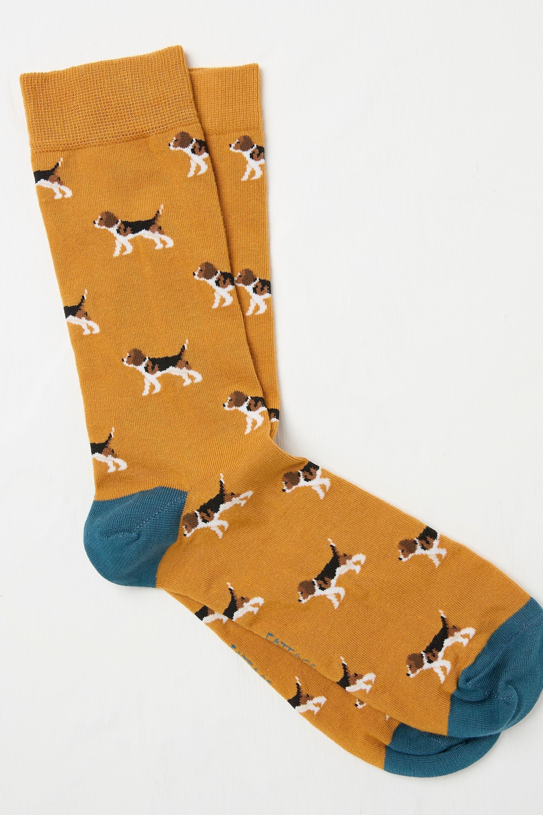 Yellow Beagle Socks - Image 1 of 1