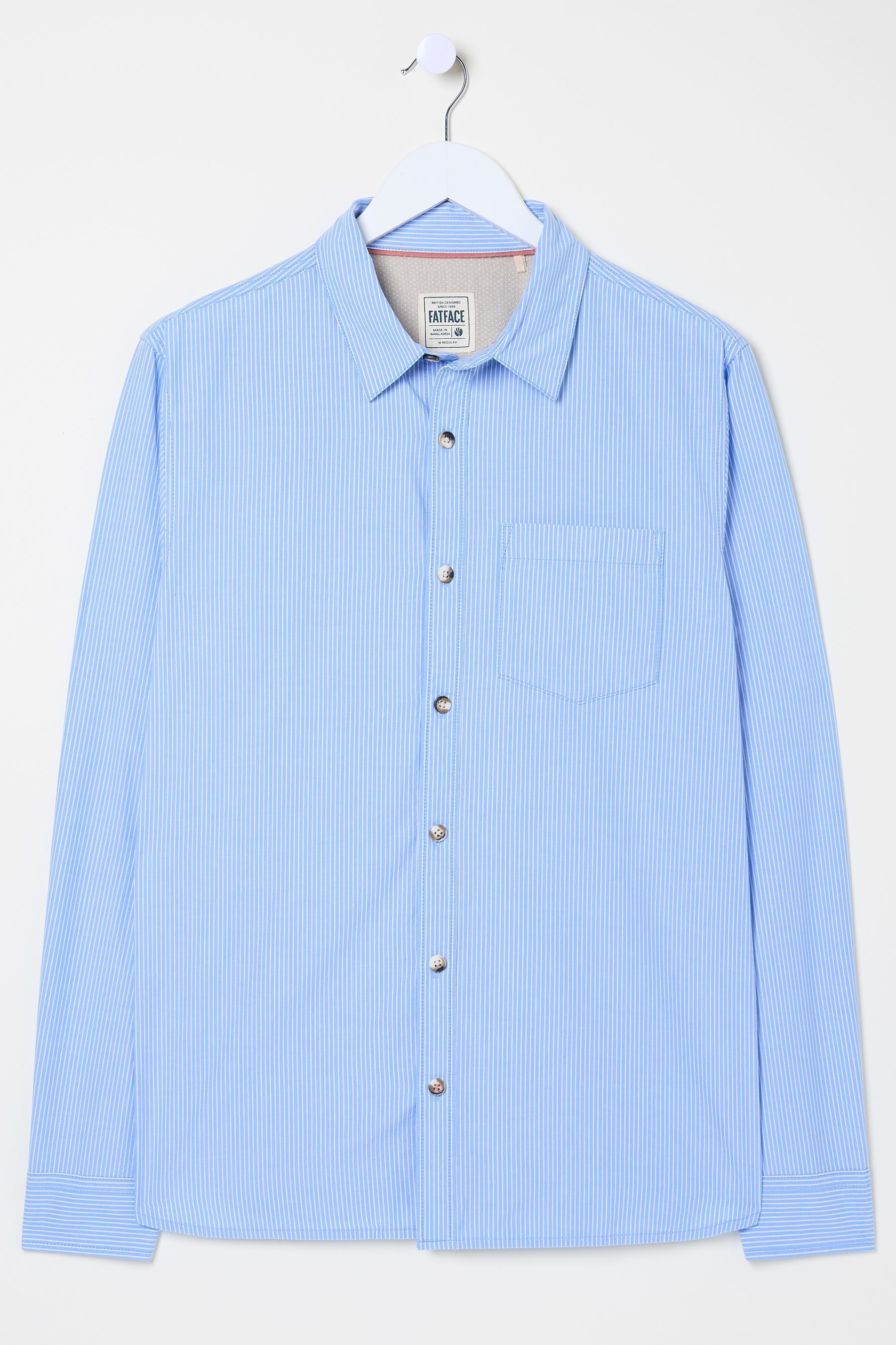Blue Long Sleeve Elm Stripe Shirt - Image 1 of 1
