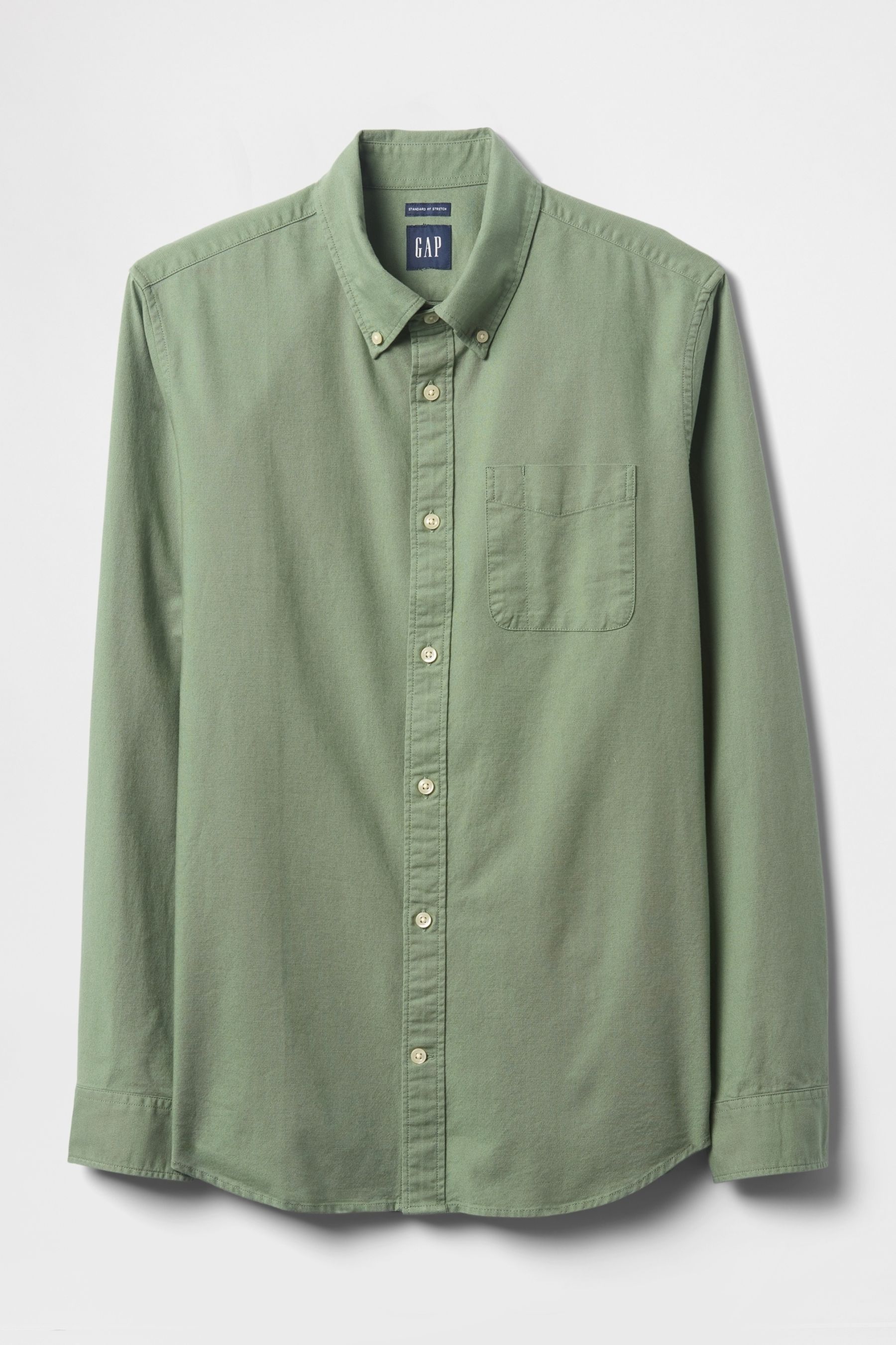 Green Classic Oxford Shirt in Standard Fit - Image 1 of 1