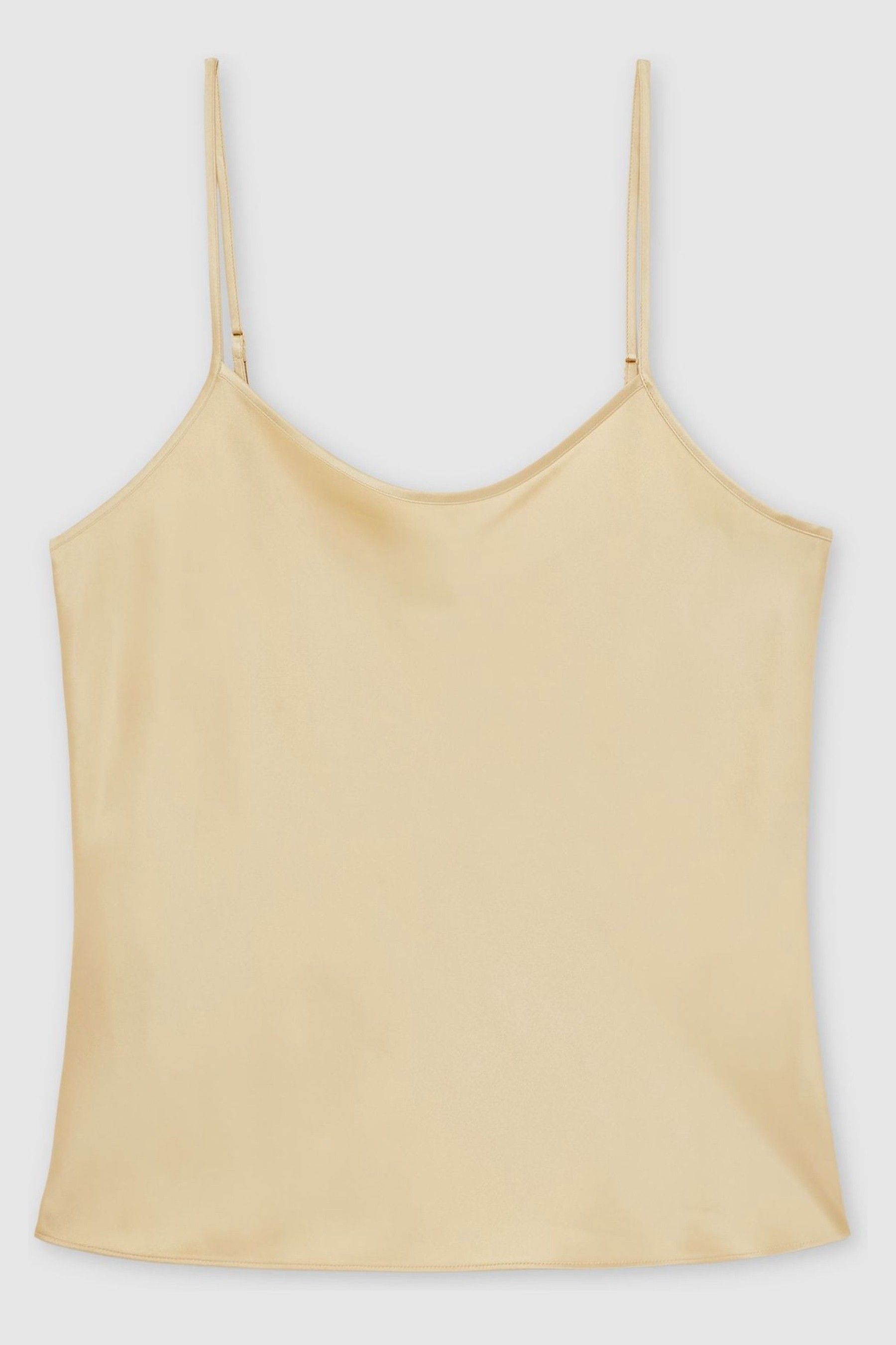 Silk Cami Top in Gold - Image 1 of 1