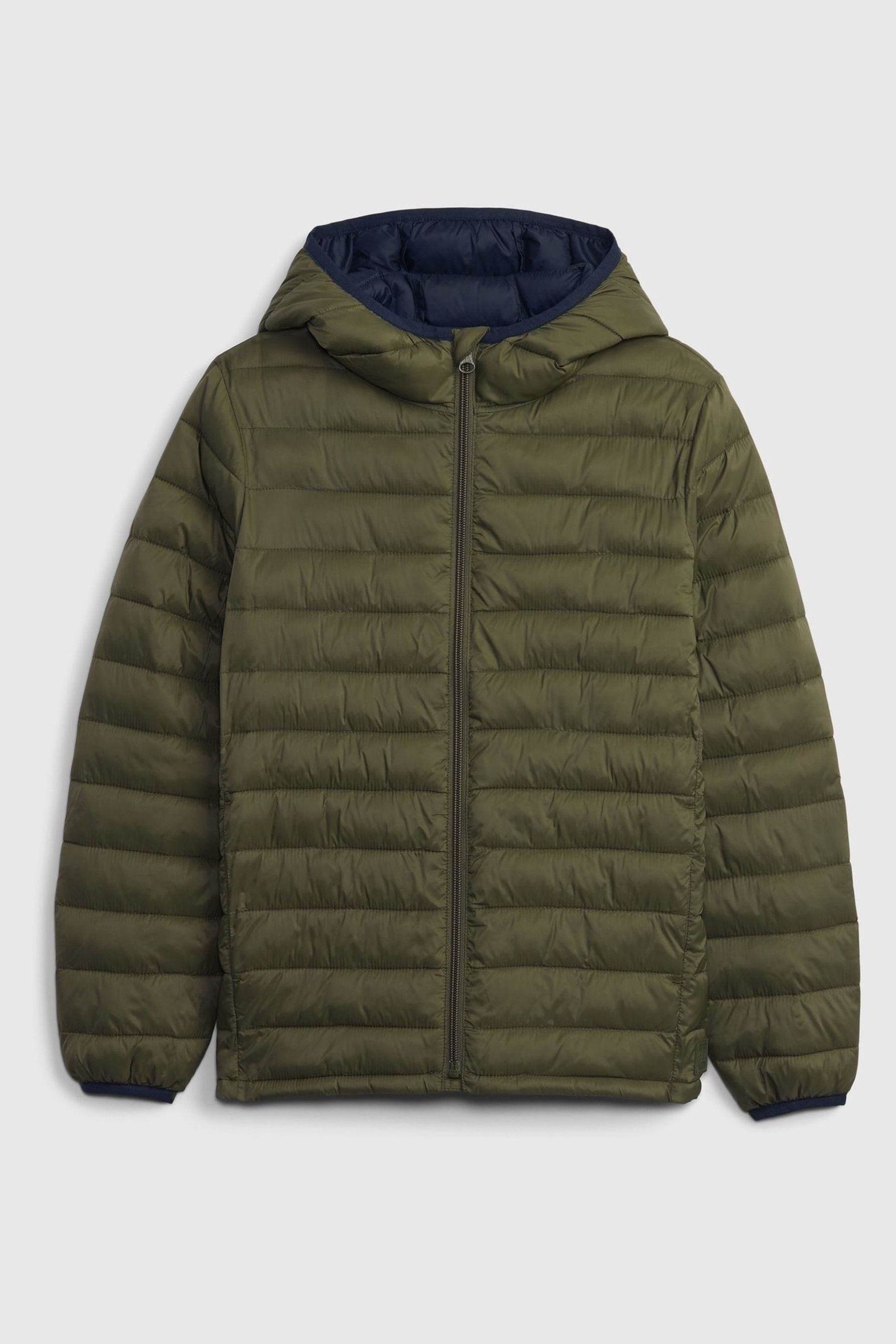 Green Lightweight Puffer Jacket (4-12yrs) - Image 1 of 1