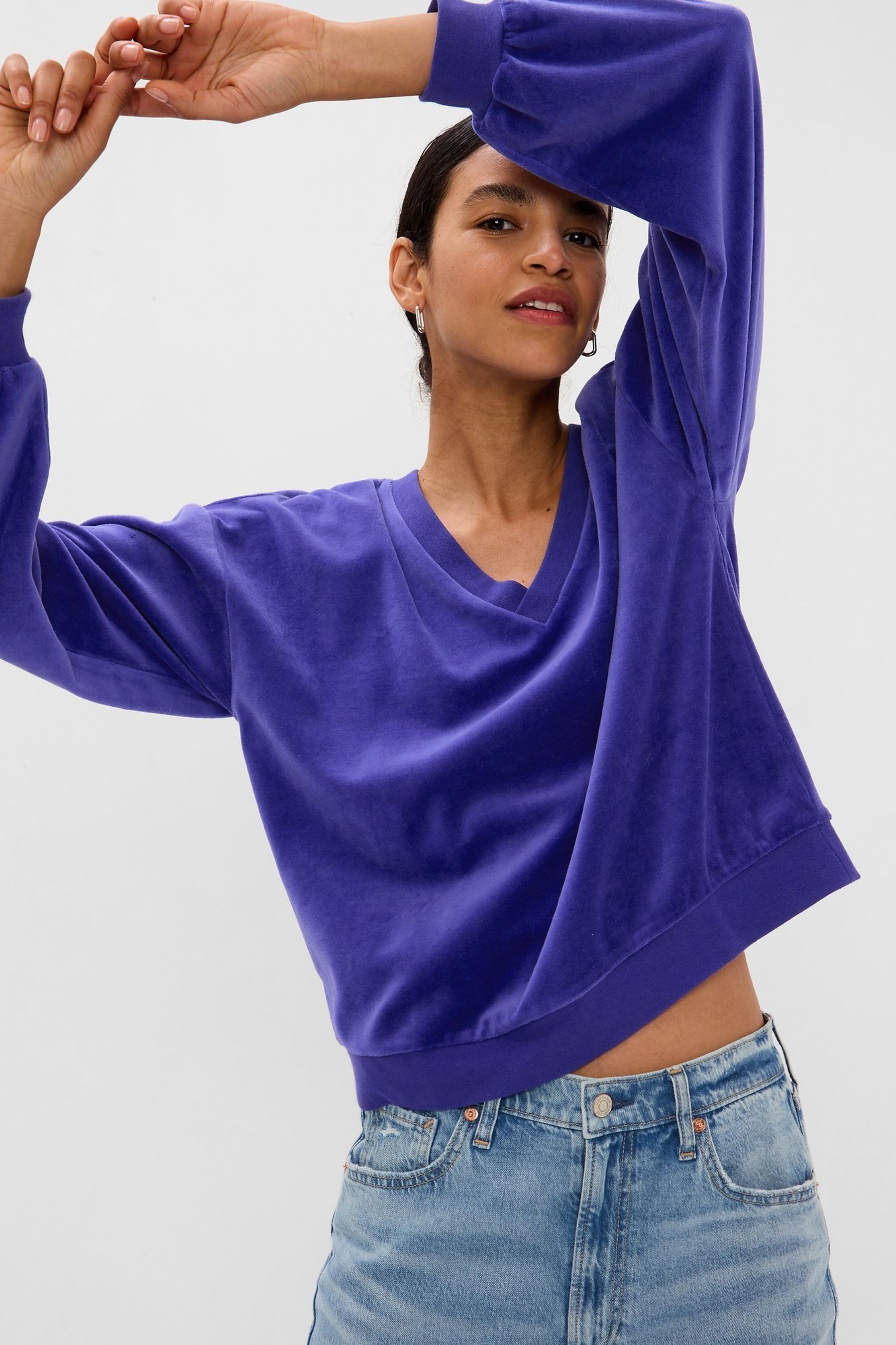 Buy Gap Velour Jumper from the Gap online shop