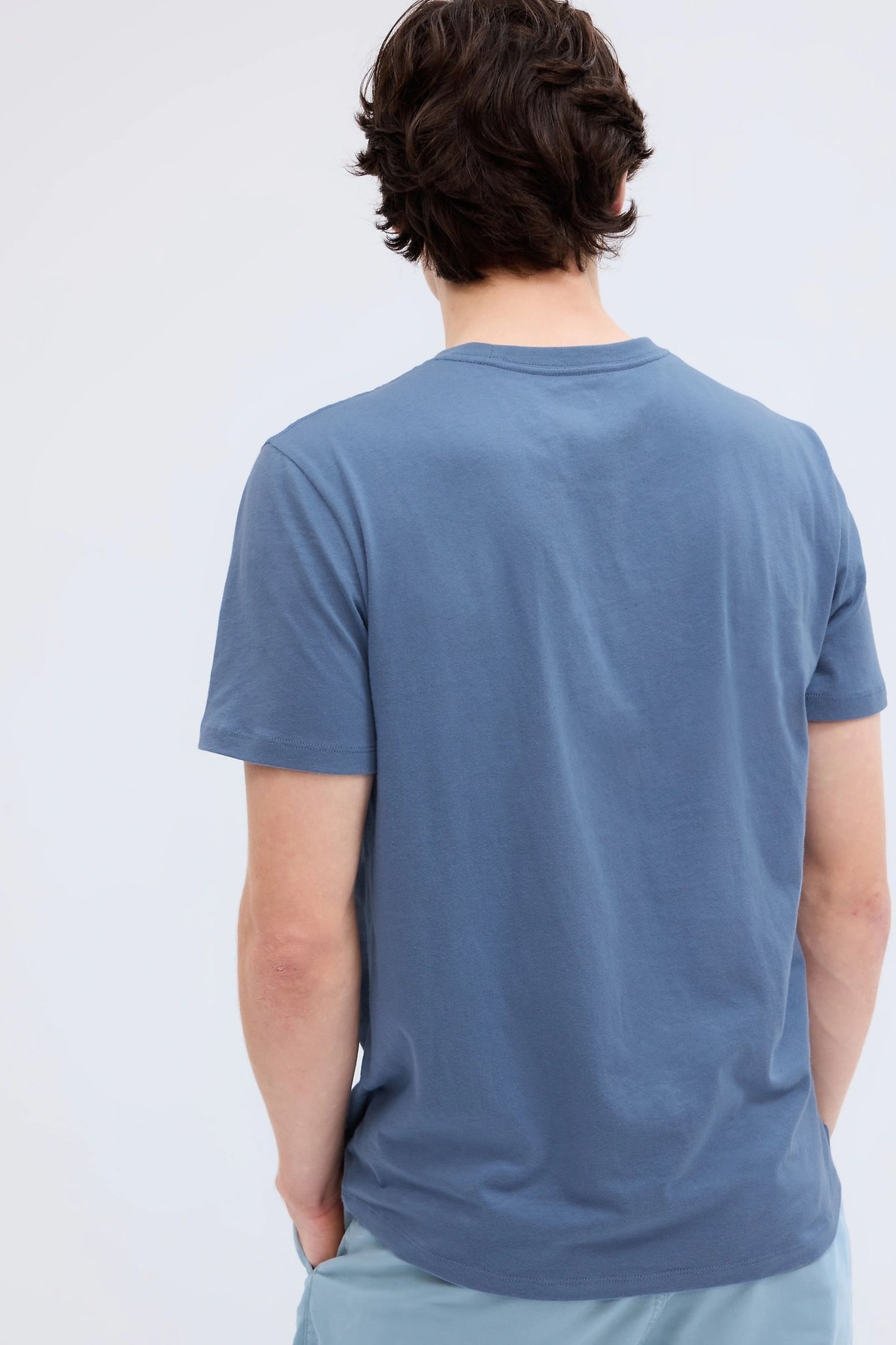 Buy Blue Logo Short Sleeve Crew Neck TShirt from the Gap online shop