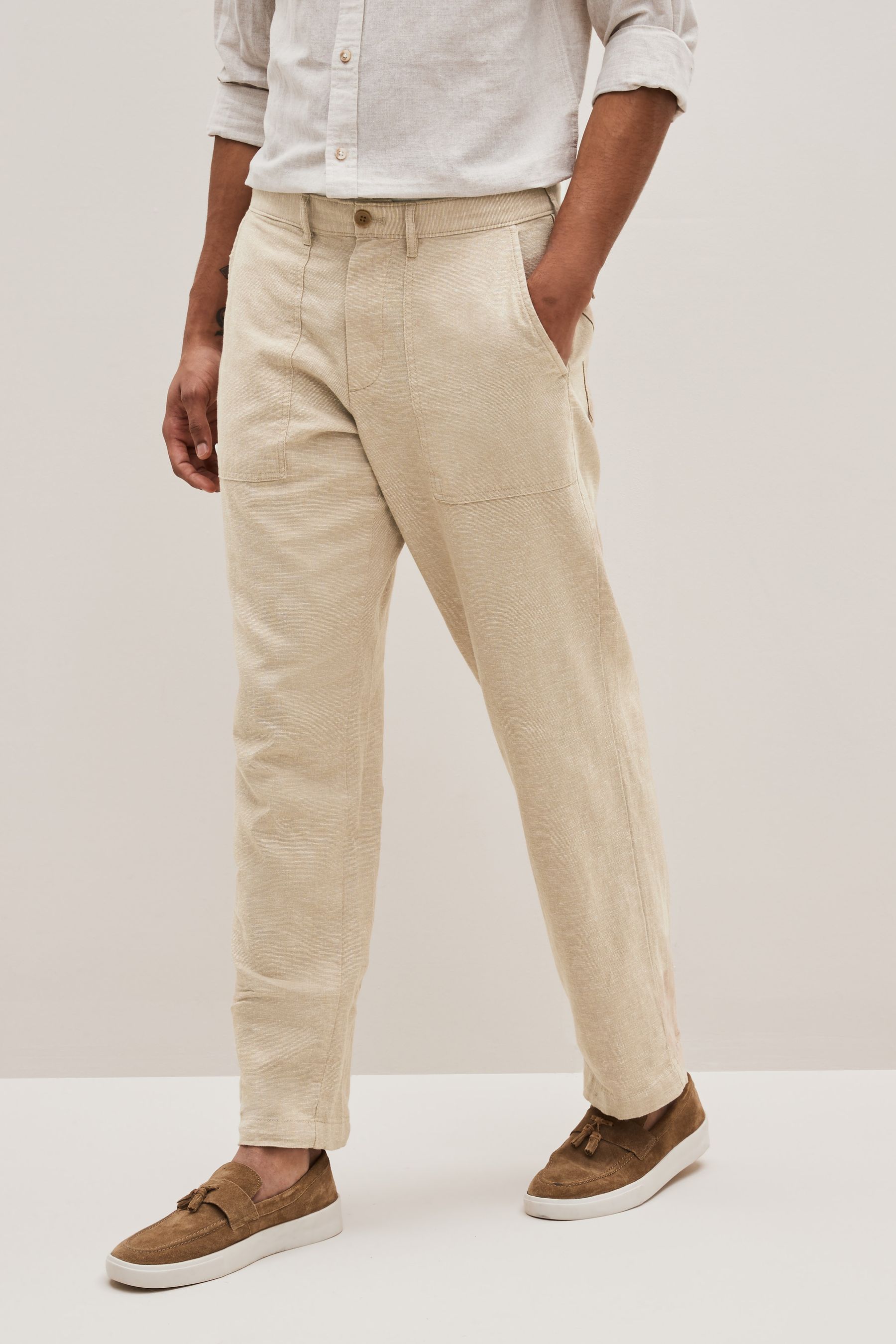 Buy Beige Light Weight Cotton Chinos from the Gap online shop