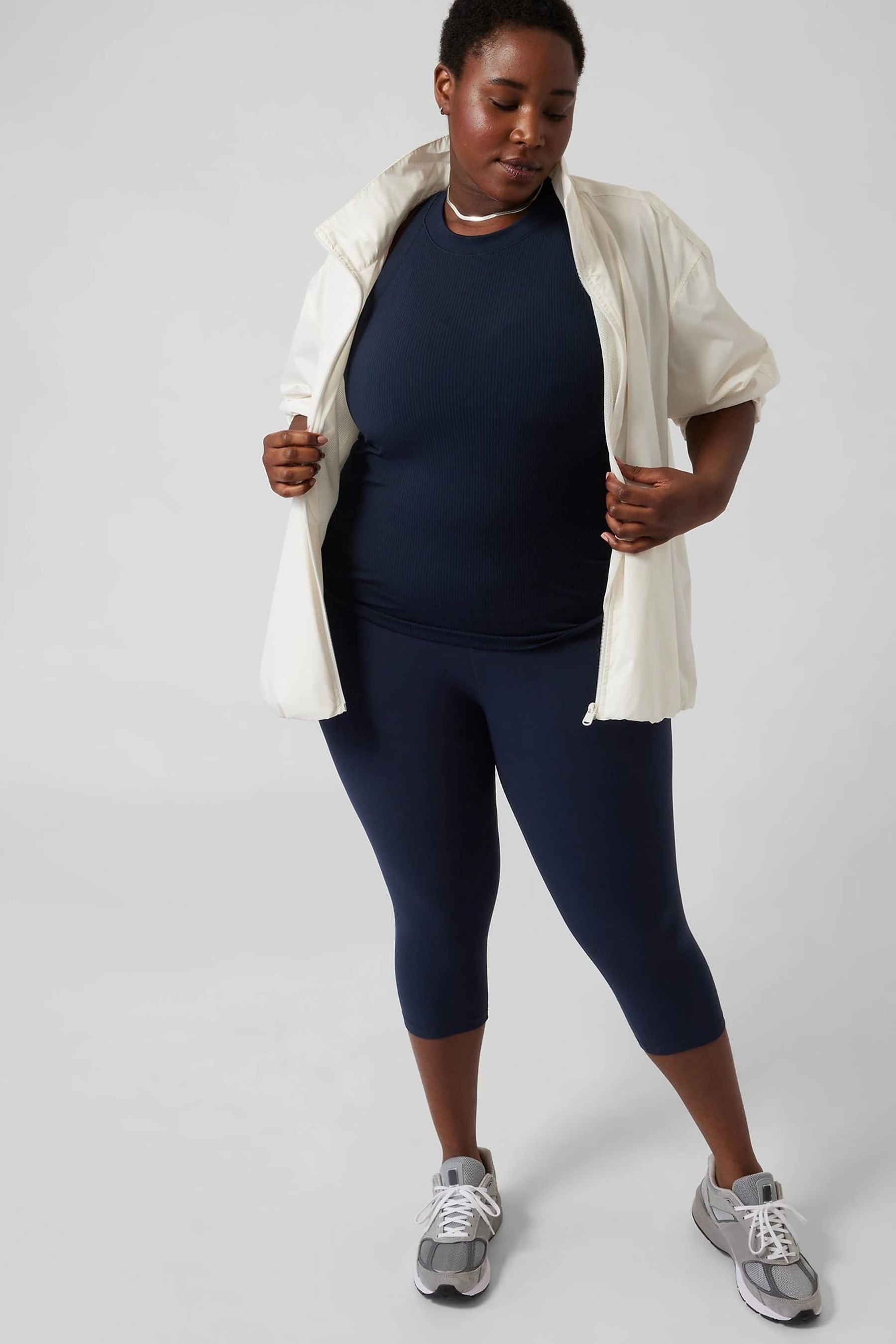 Athleta Elation Ultra High Rise 7/8 Legging in Navy