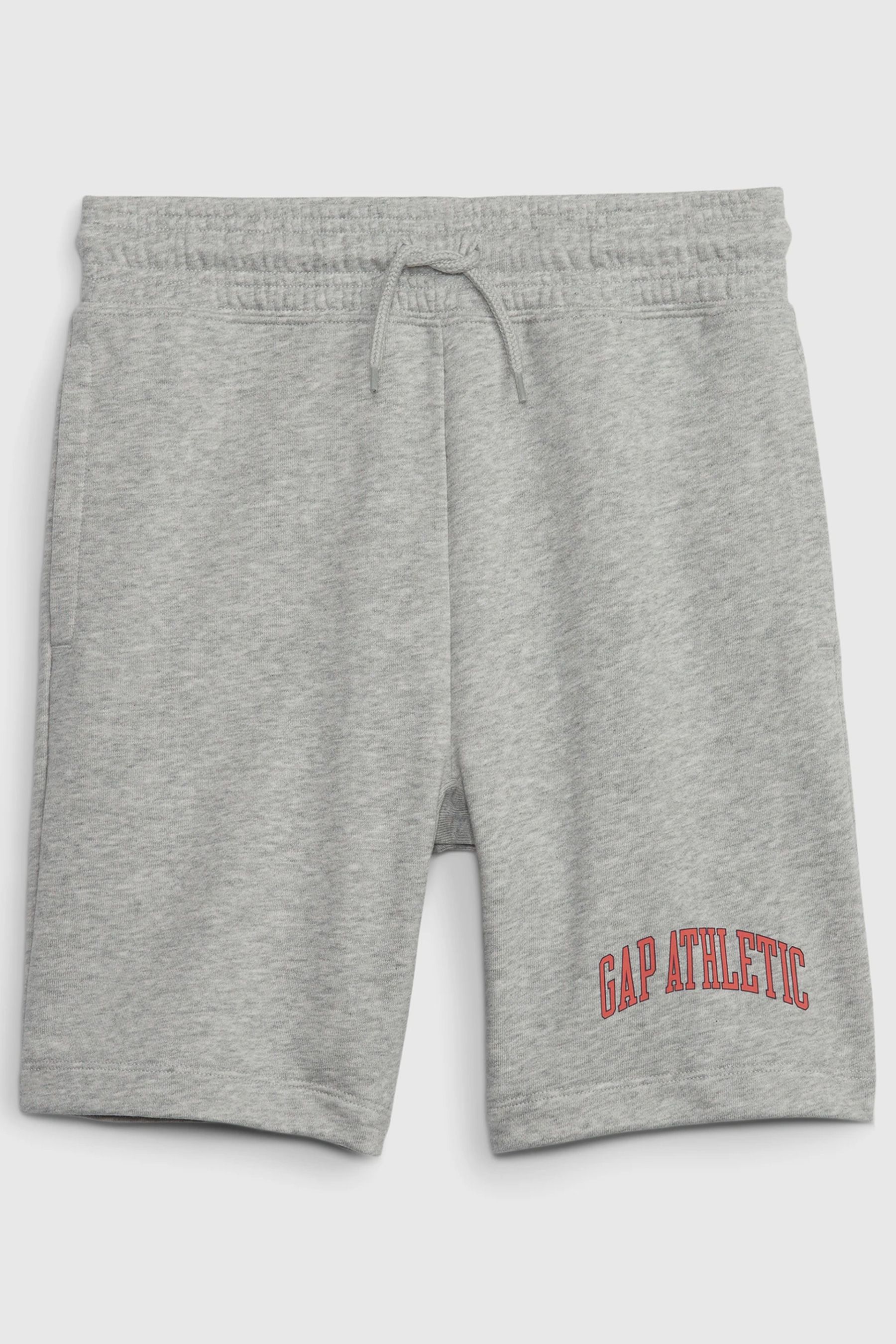 Grey Atheletic Logo Loose Fit Sweat Shorts - Image 1 of 1