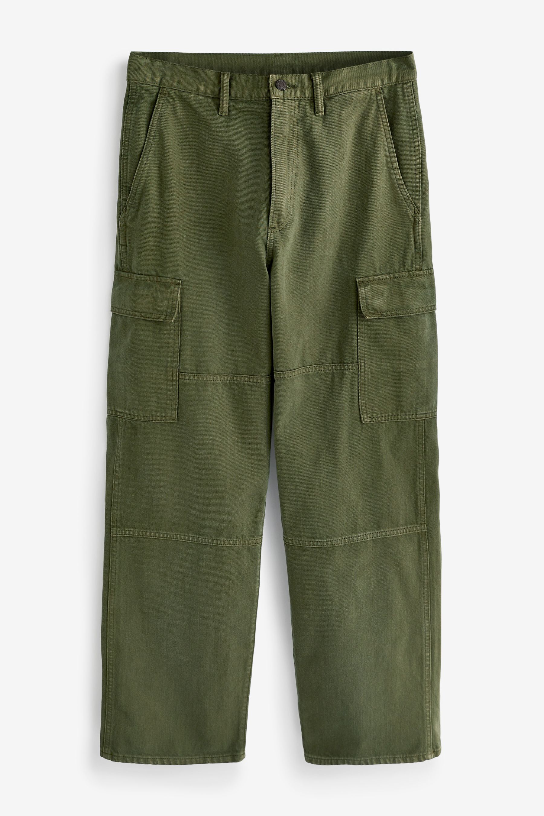 Green 90s Original Straight Fit Cargo Jeans - Image 1 of 1