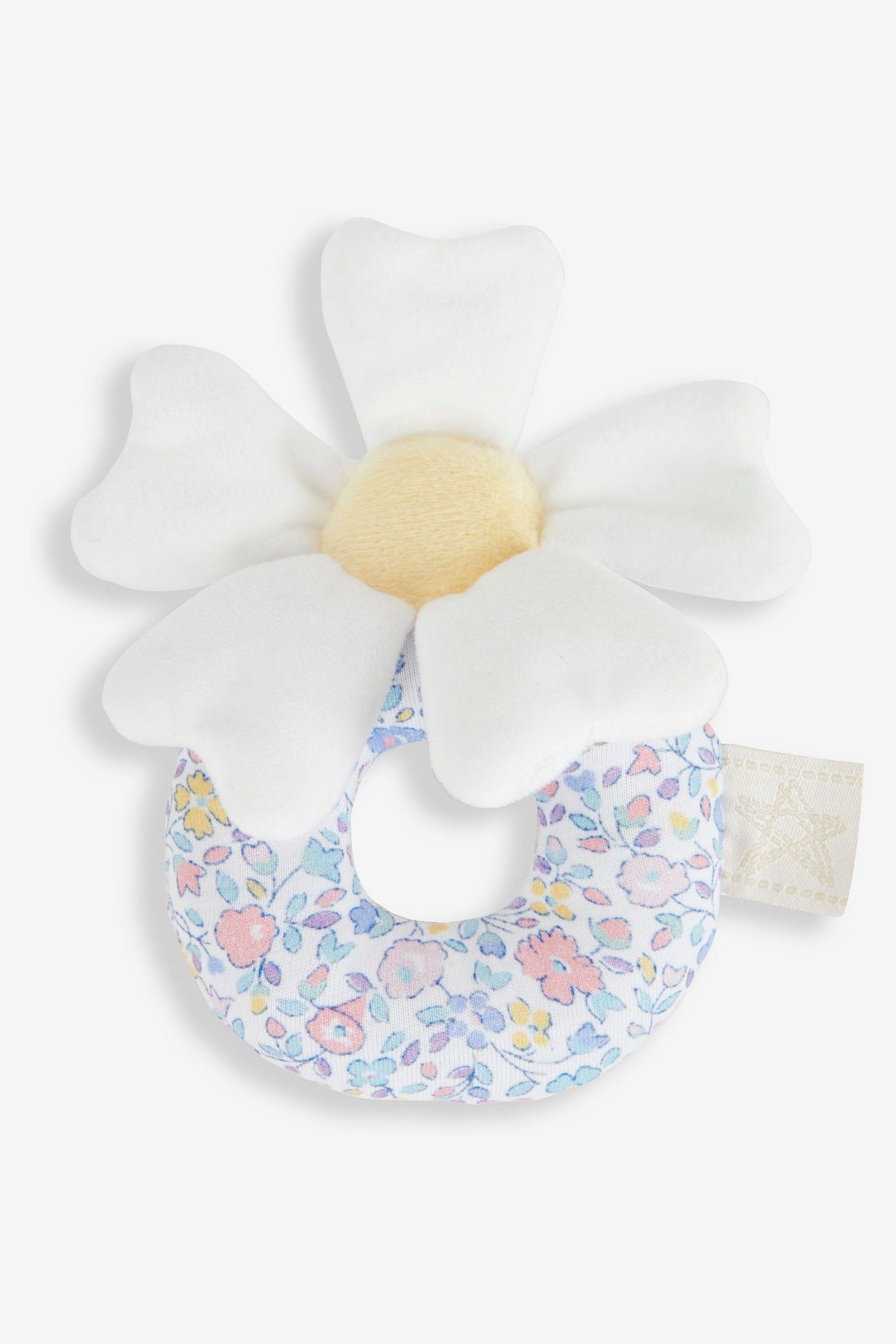 Flower Plush Ring Rattle - Image 1 of 1