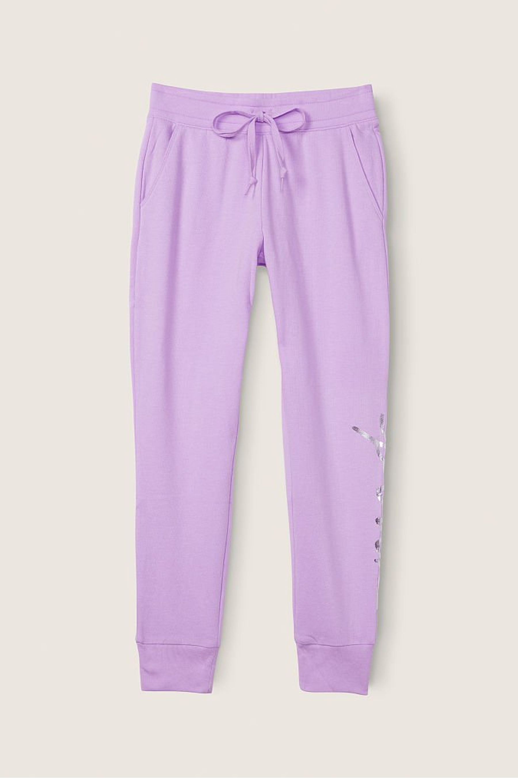 Purple Petal Shine Script Logo Everyday Lounge Jogger - Image 1 of 1