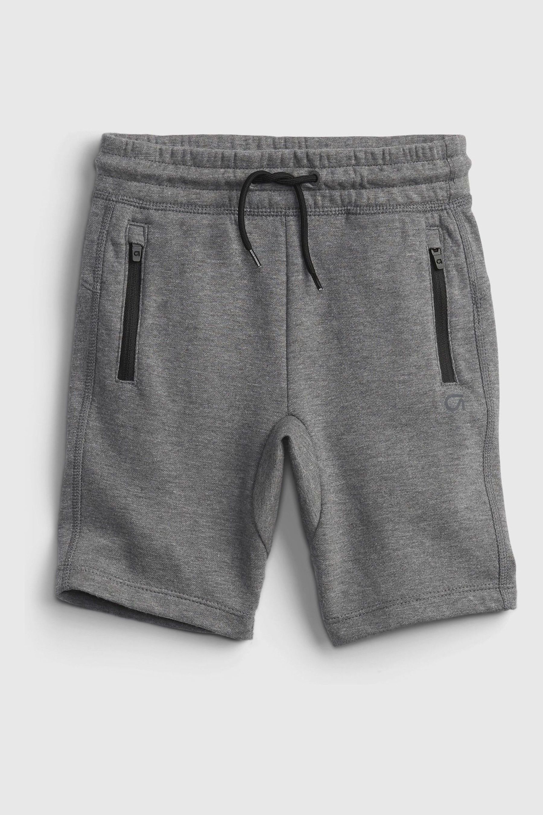 Grey Pull On Zip Pocket Jogger Shorts Gap