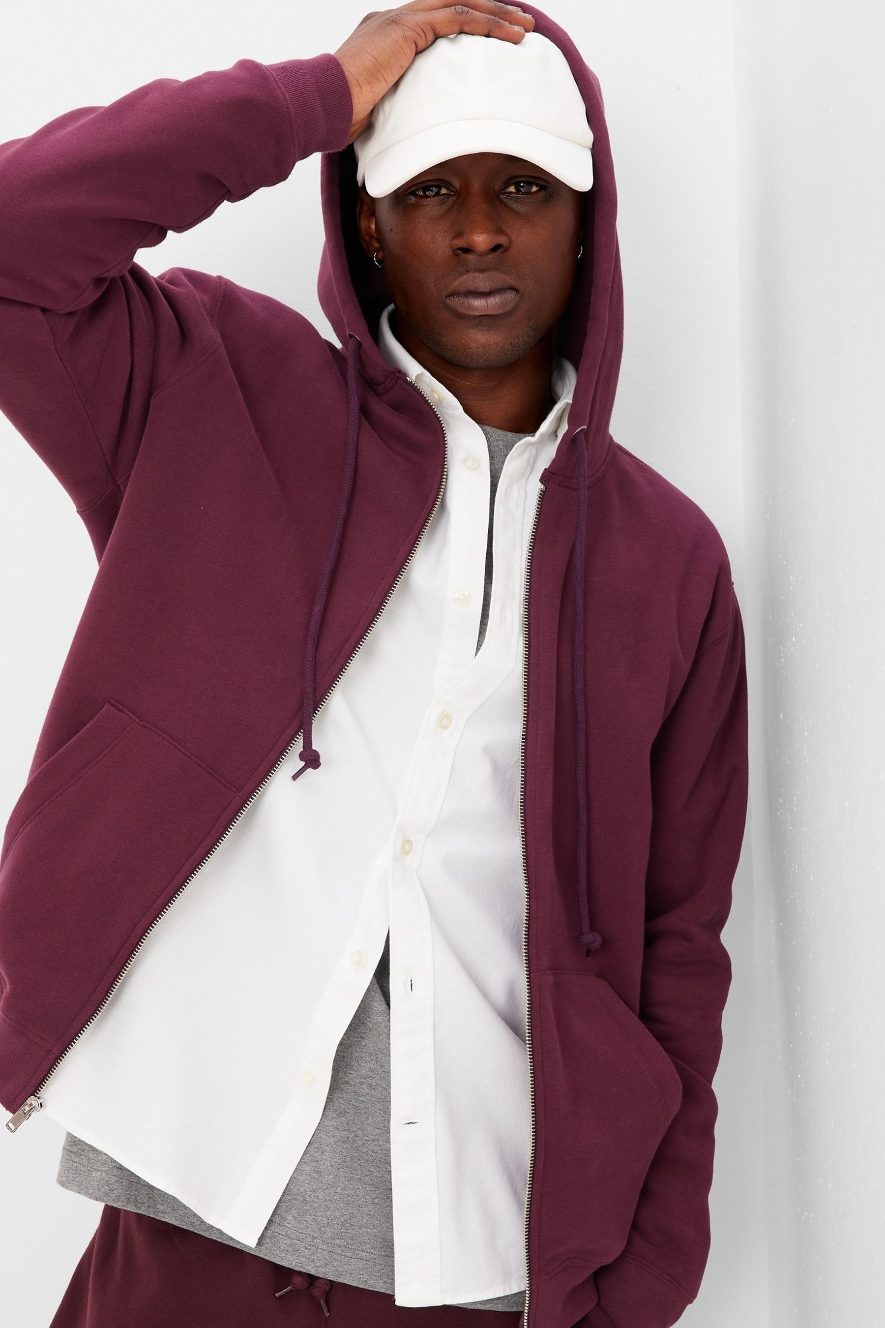 Buy Gap Vintage Zip Up Hoodie from the Gap online shop