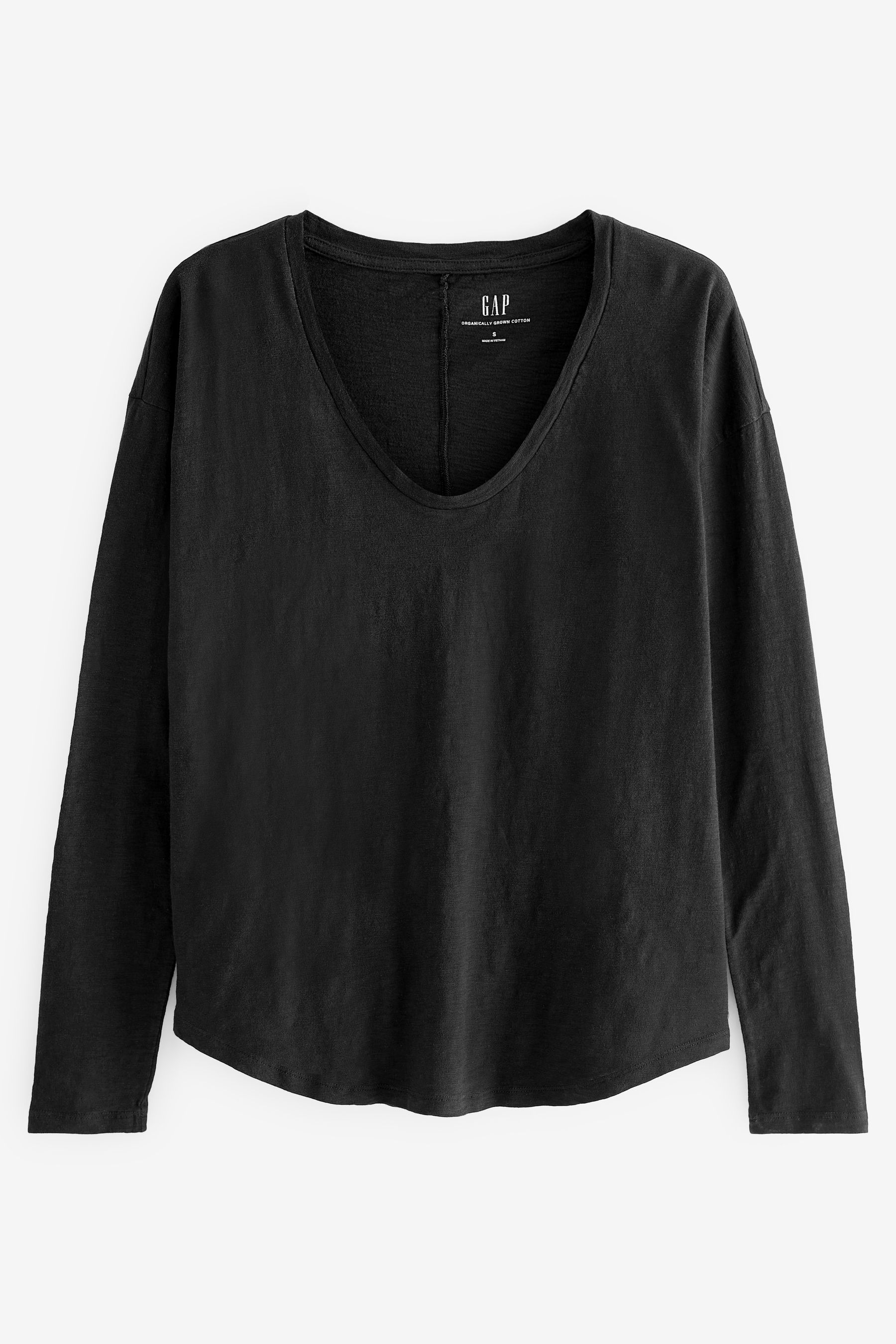 Buy Gap Organic Cotton Long Sleeve Scoop Neck TShirt from the Gap