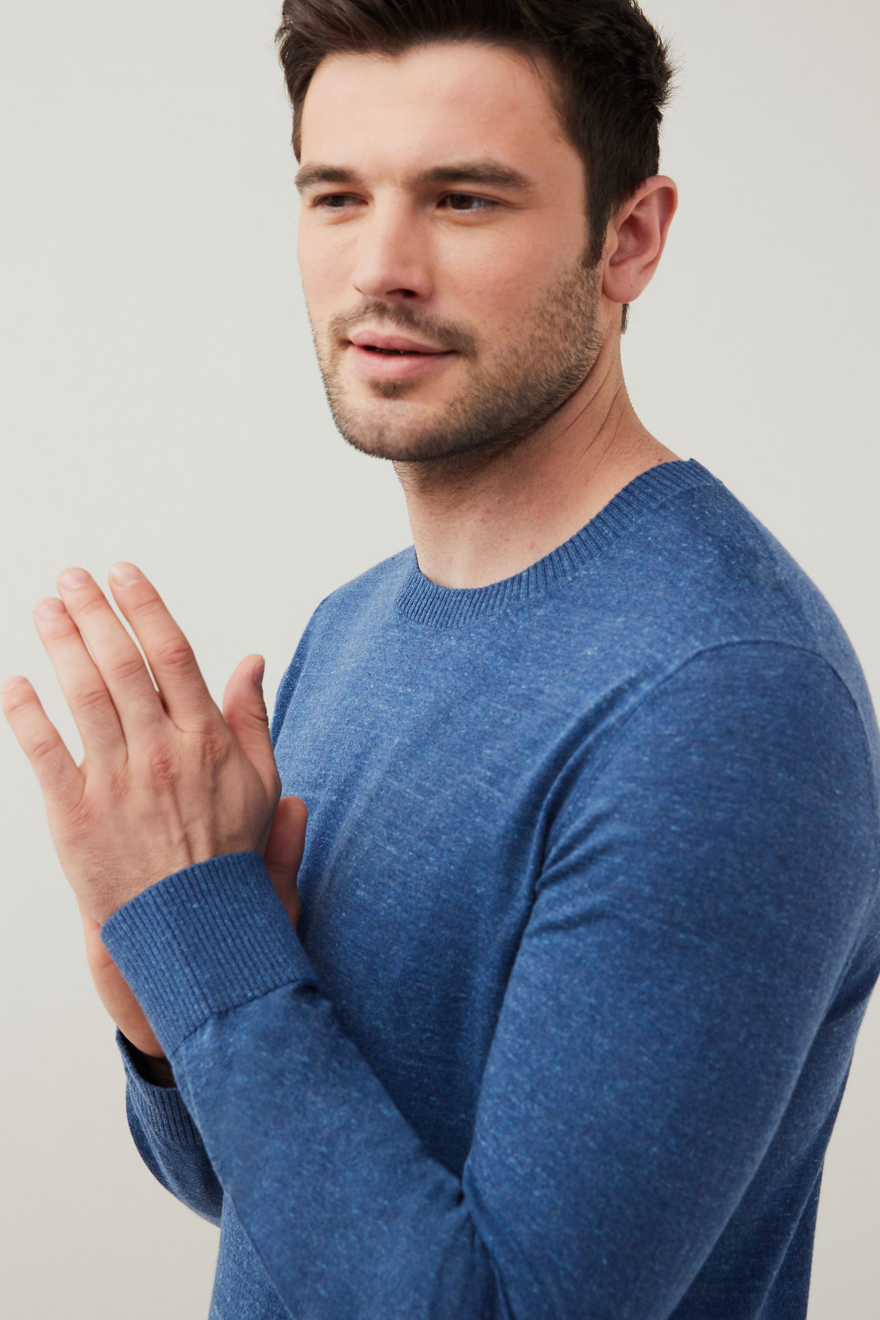 Buy Blue Core Cotton Lightweight Jumper from the Gap online shop