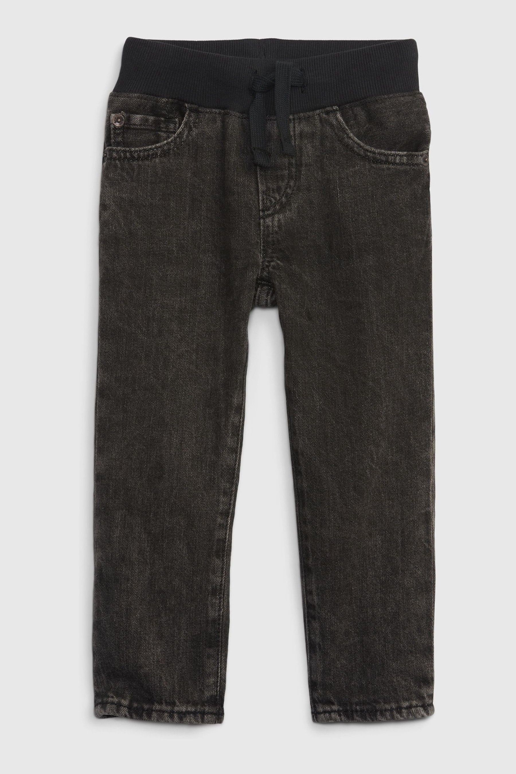 Black Pull-On Slim Jeans - Image 1 of 1