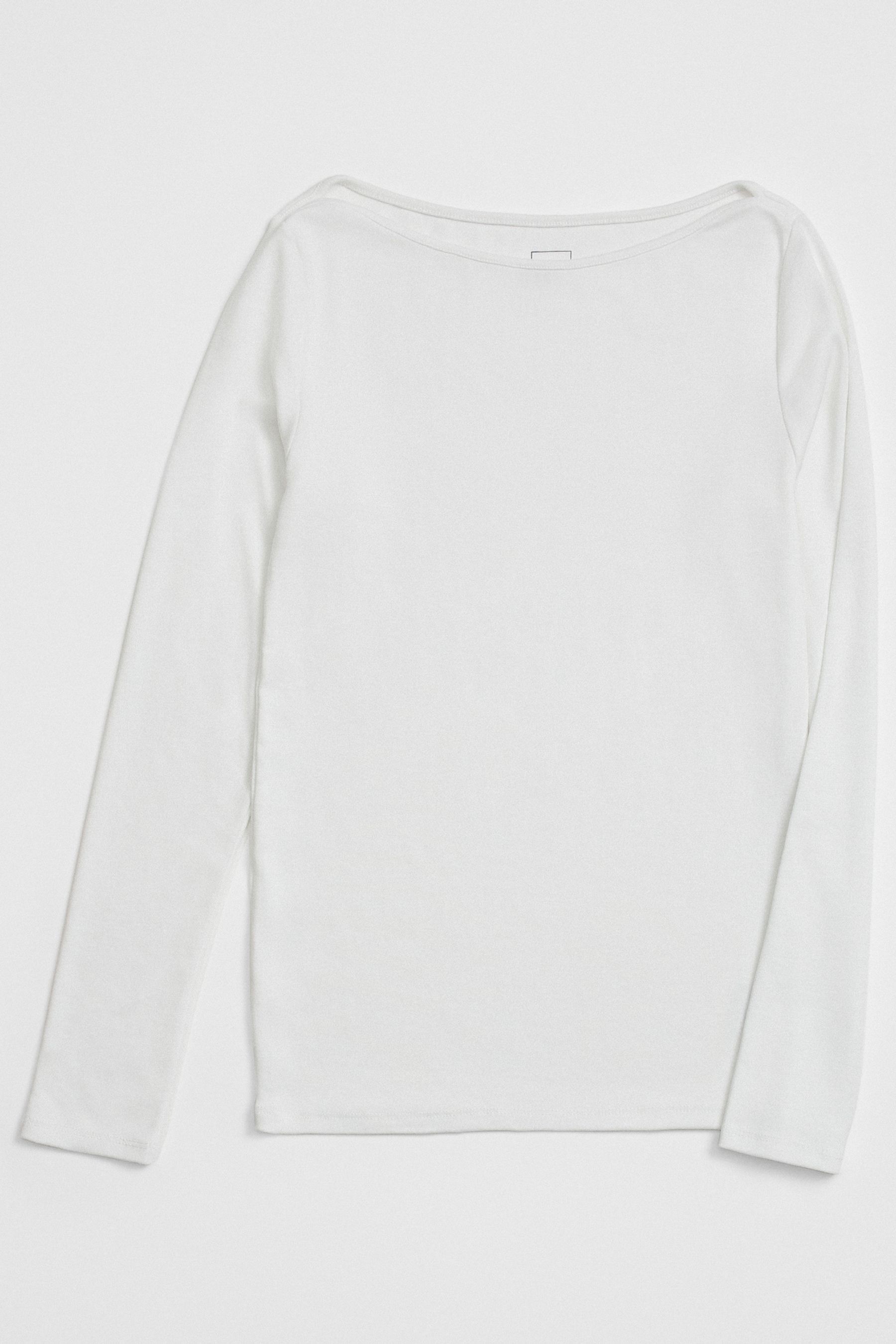 Buy Gap Modern Boat Neck Long Sleeve TShirt from the Gap online shop