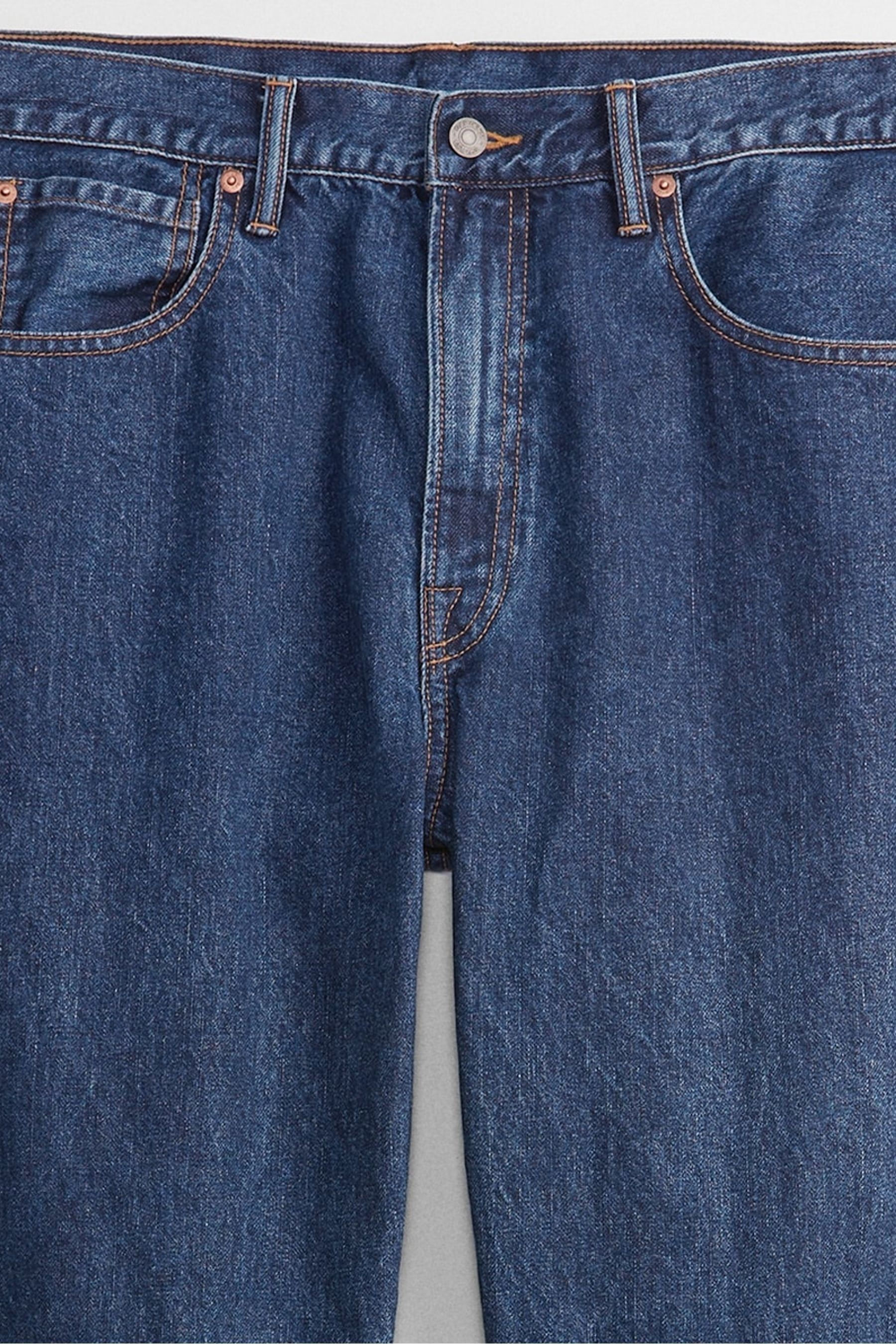 Buy Dark Wash Blue Straight Jeans from the Gap online shop