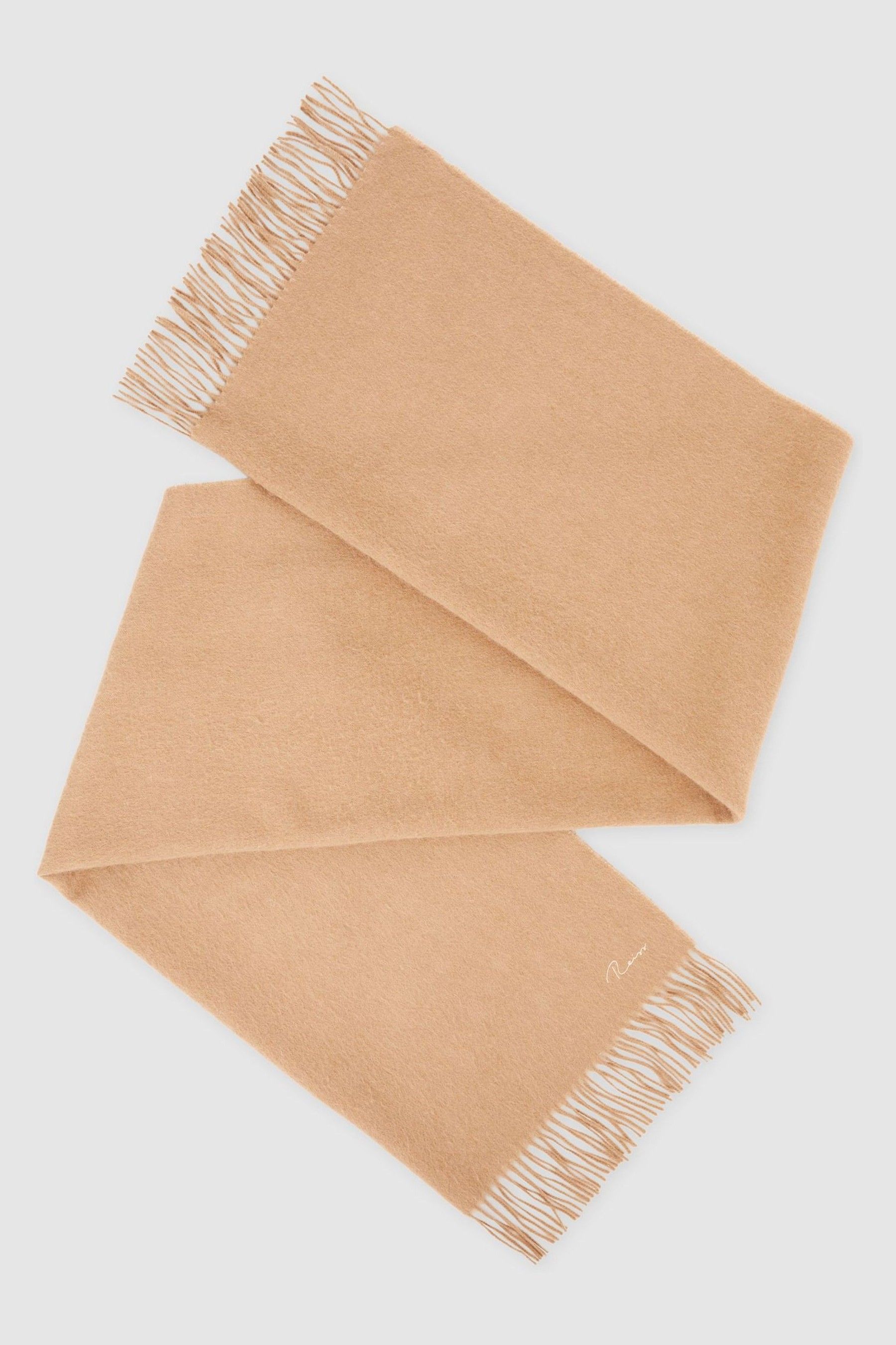 Wool-Cashmere Scarf in Camel - Image 1 of 1
