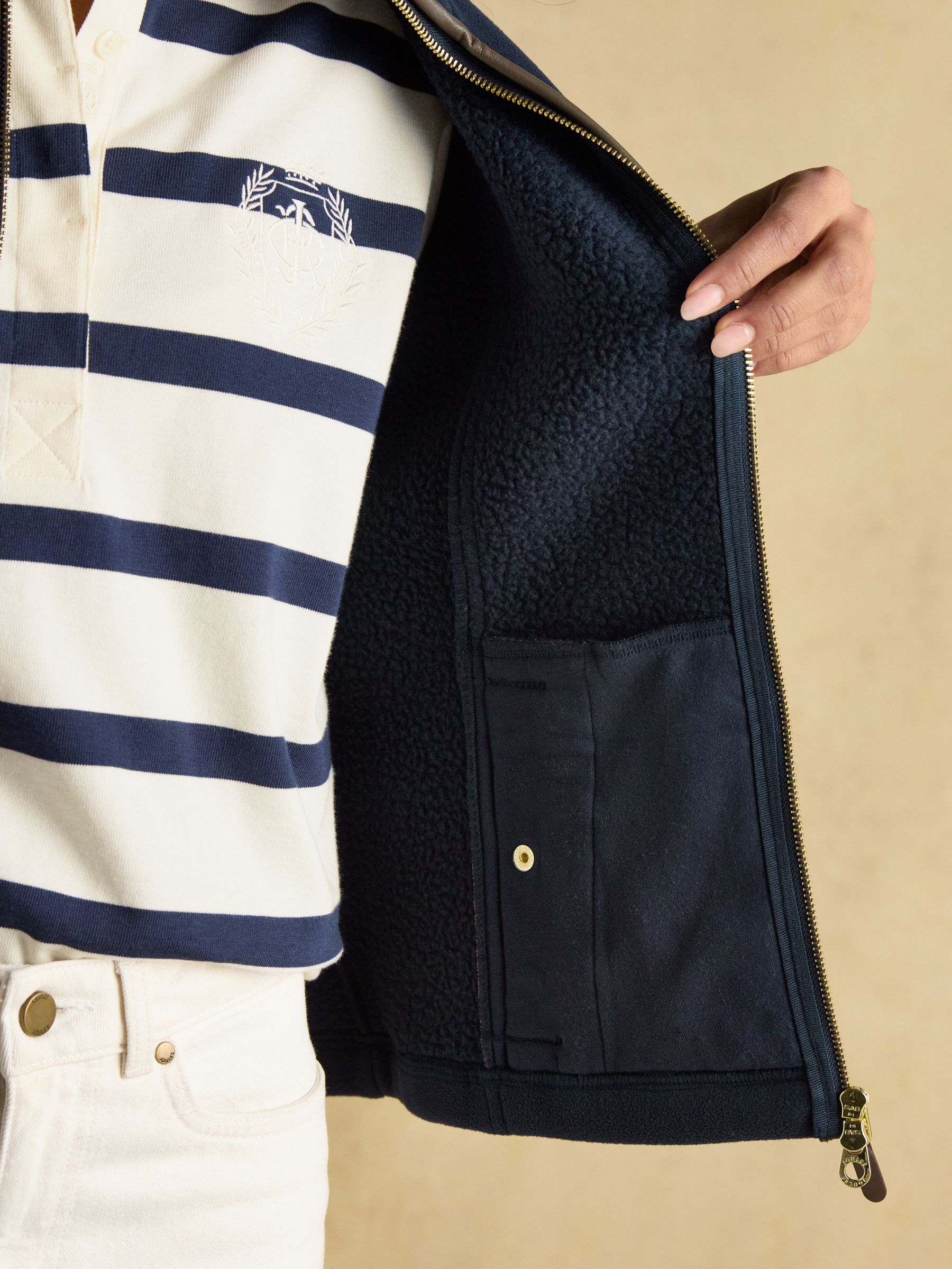 Joules baby gilet hotsell
