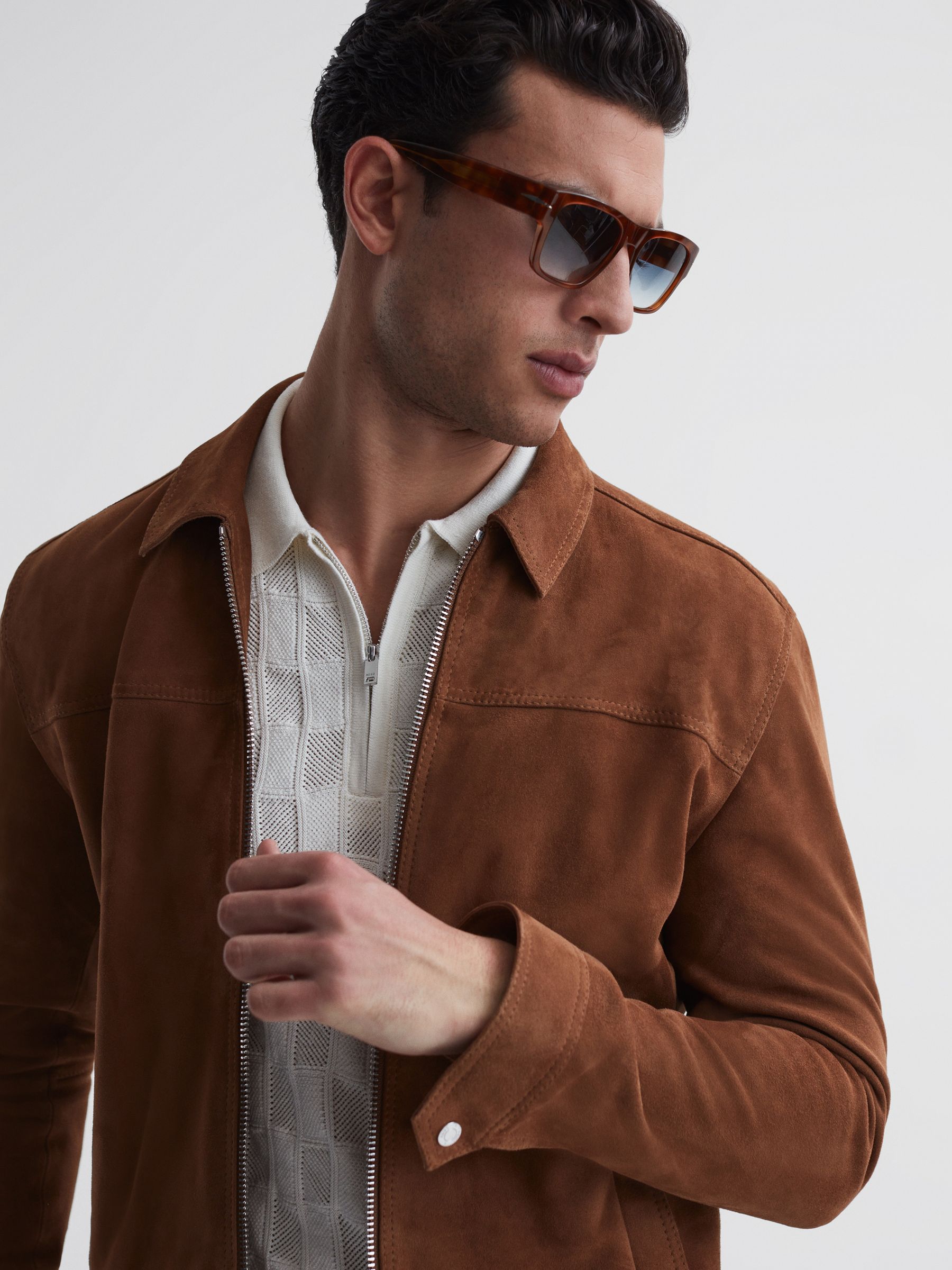 Square tortoiseshell sunglasses outlet