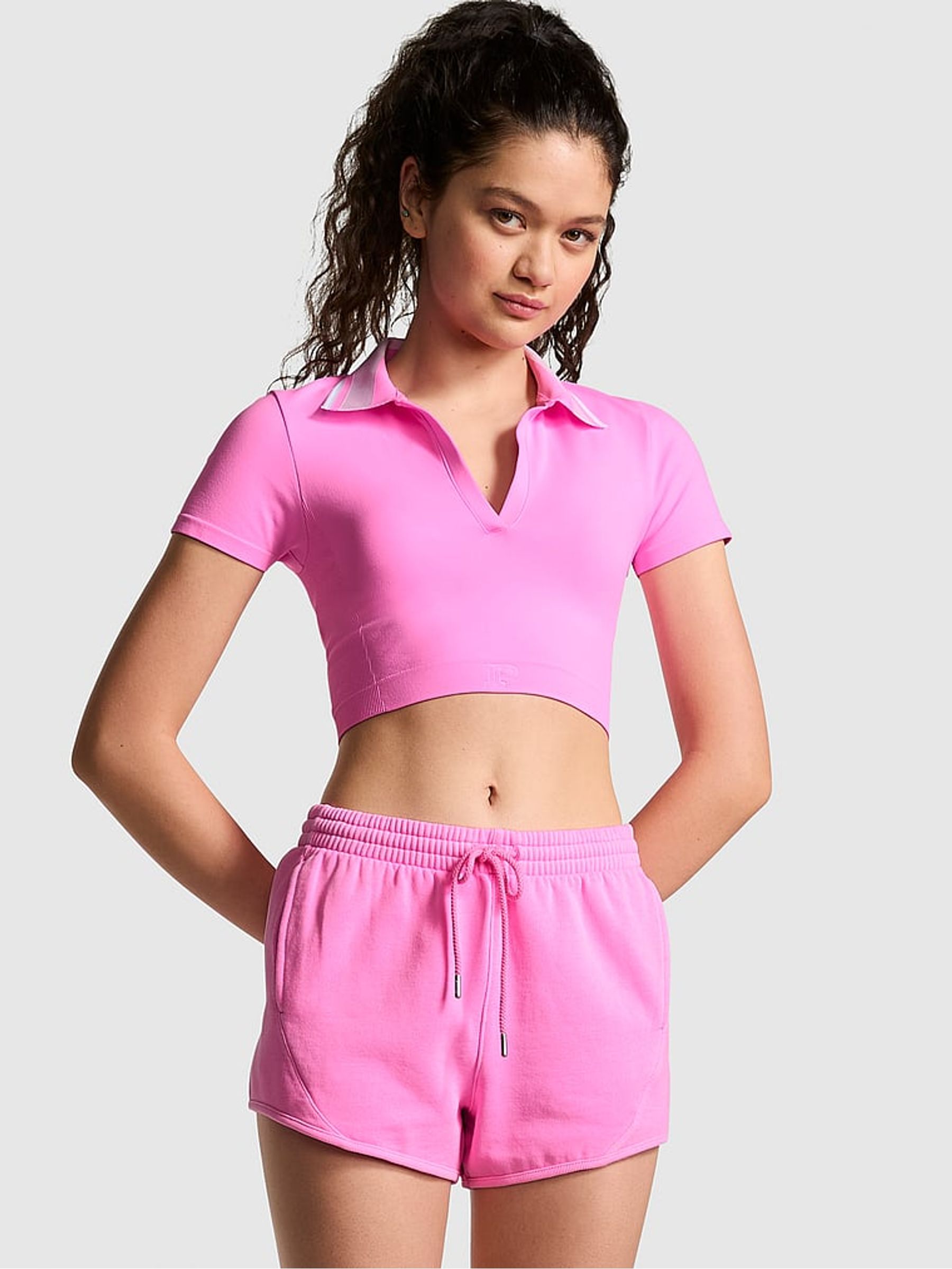 Lola Pink Fleece Shorts
