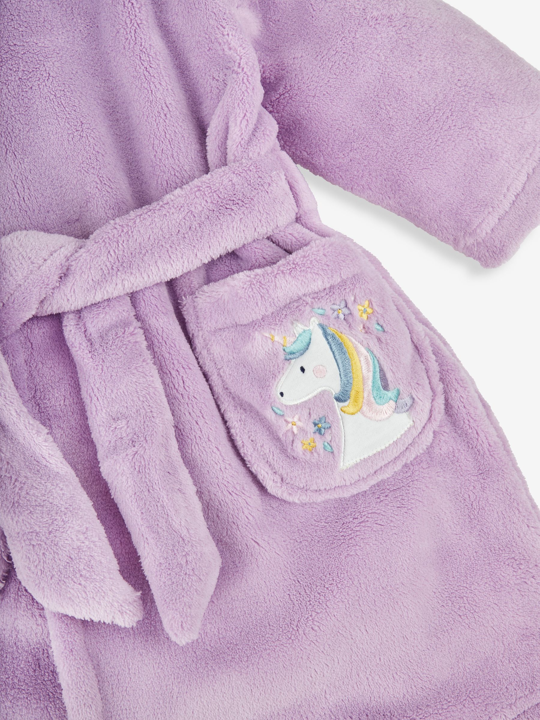 Purple unicorn dressing gown outlet