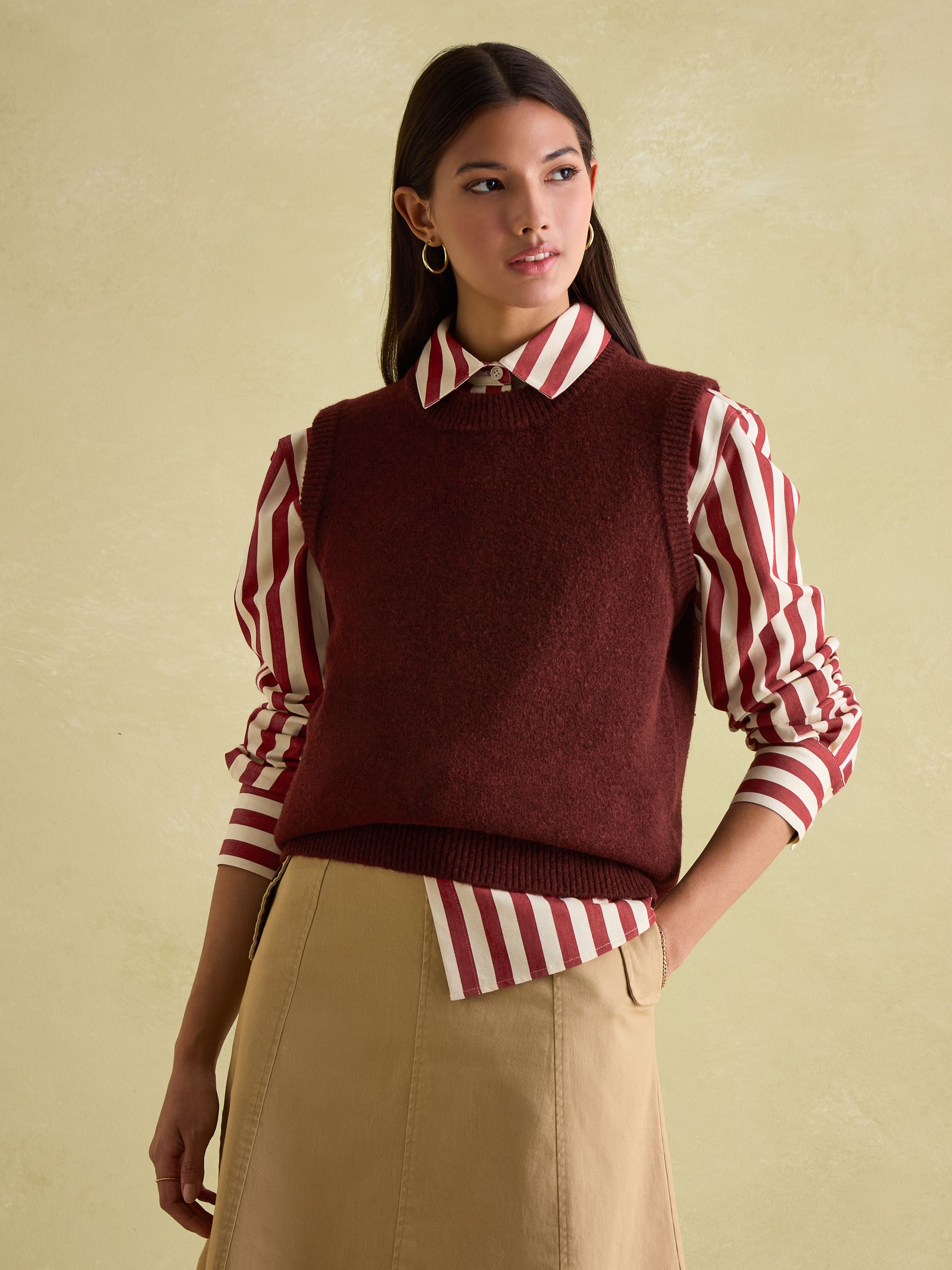 Burgundy vest cheap