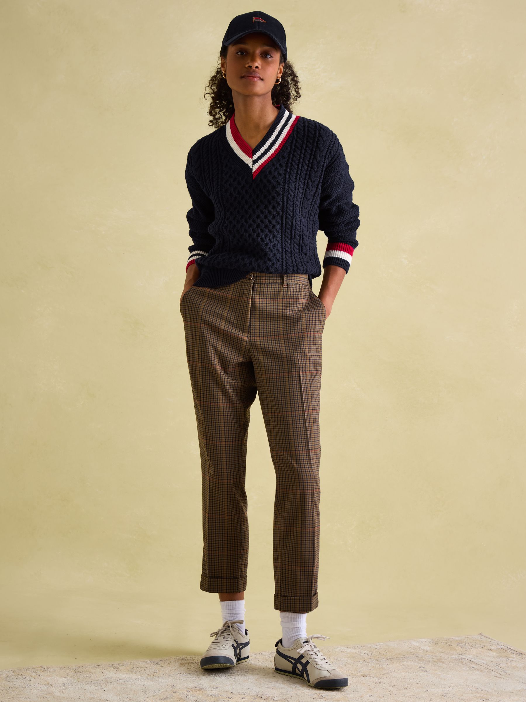 Cable knit cricket sweater store
