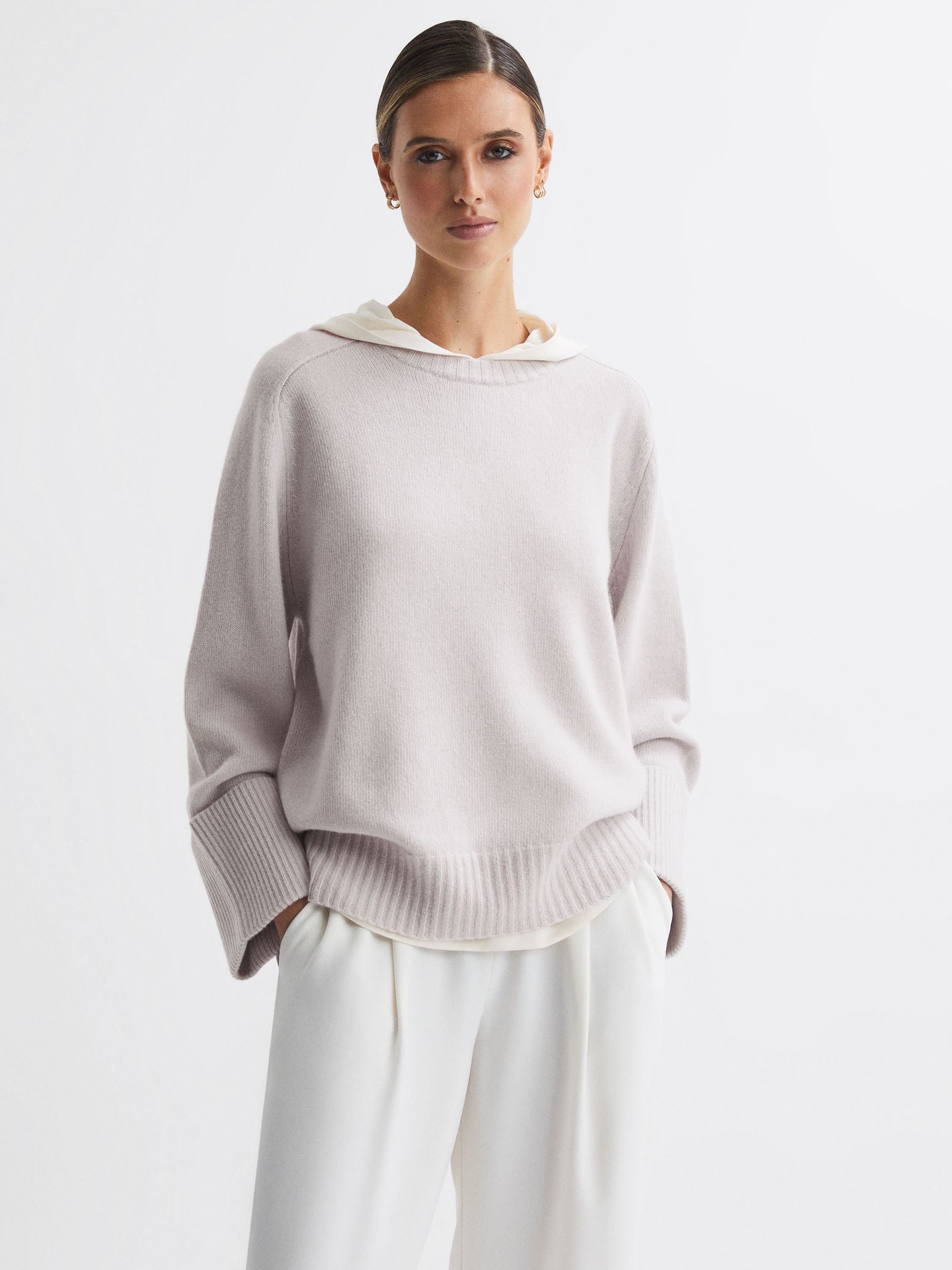 Reiss grey jumper top