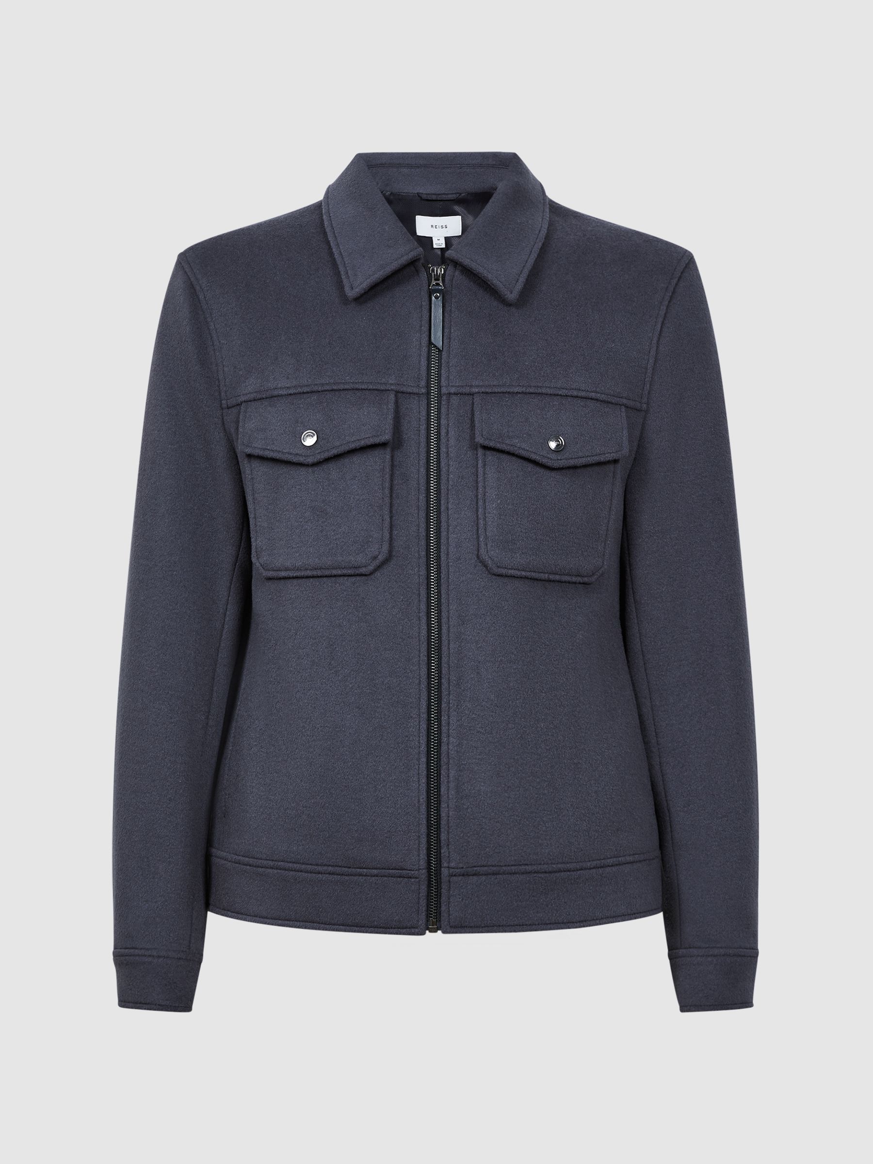 Reiss blue jacket new arrivals