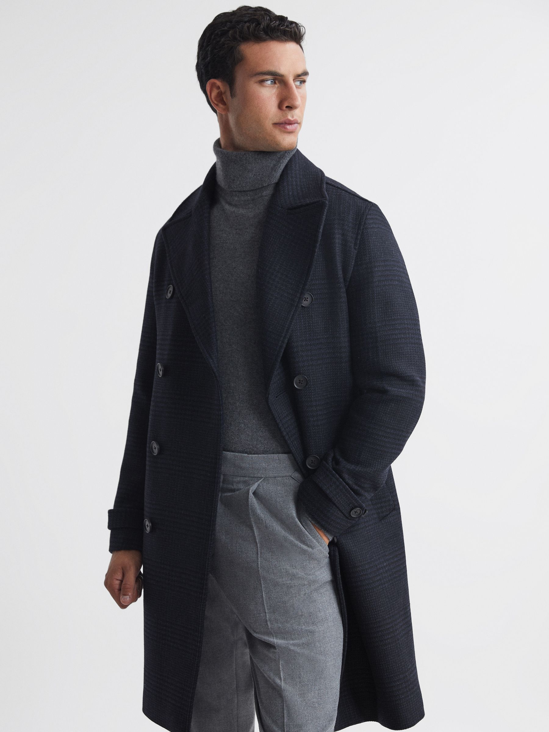 Reiss double breasted coat clearance