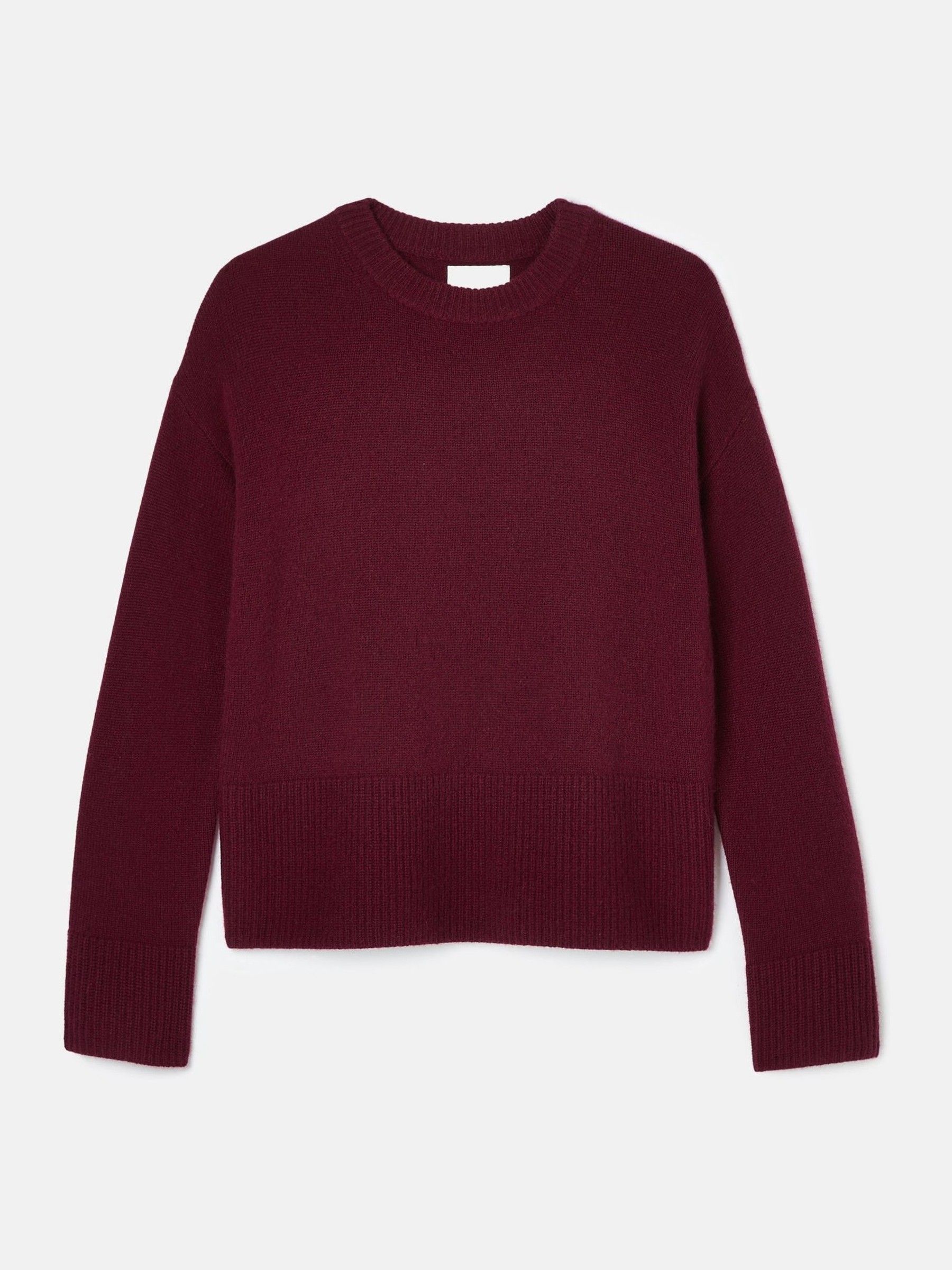 Red cashmere jumper cheap