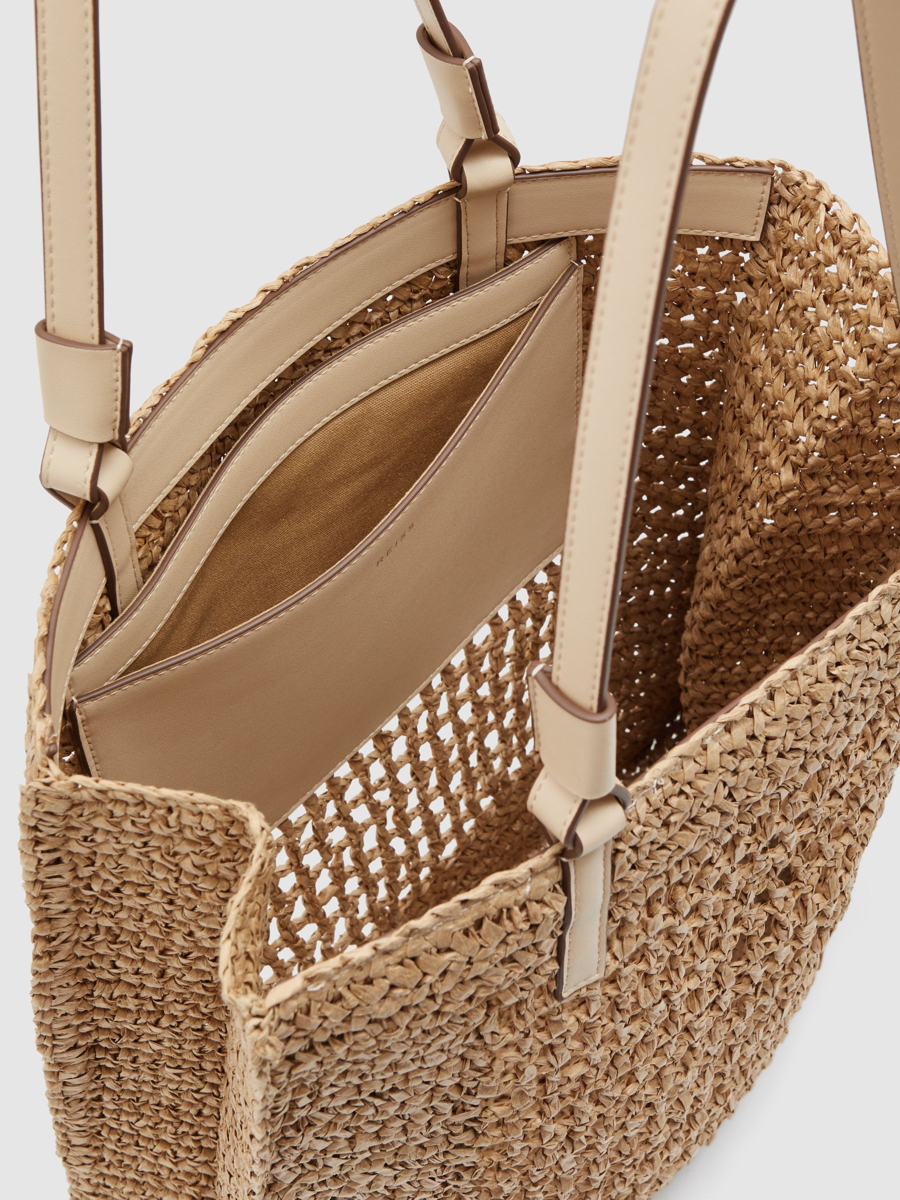 Straw woven tote discount