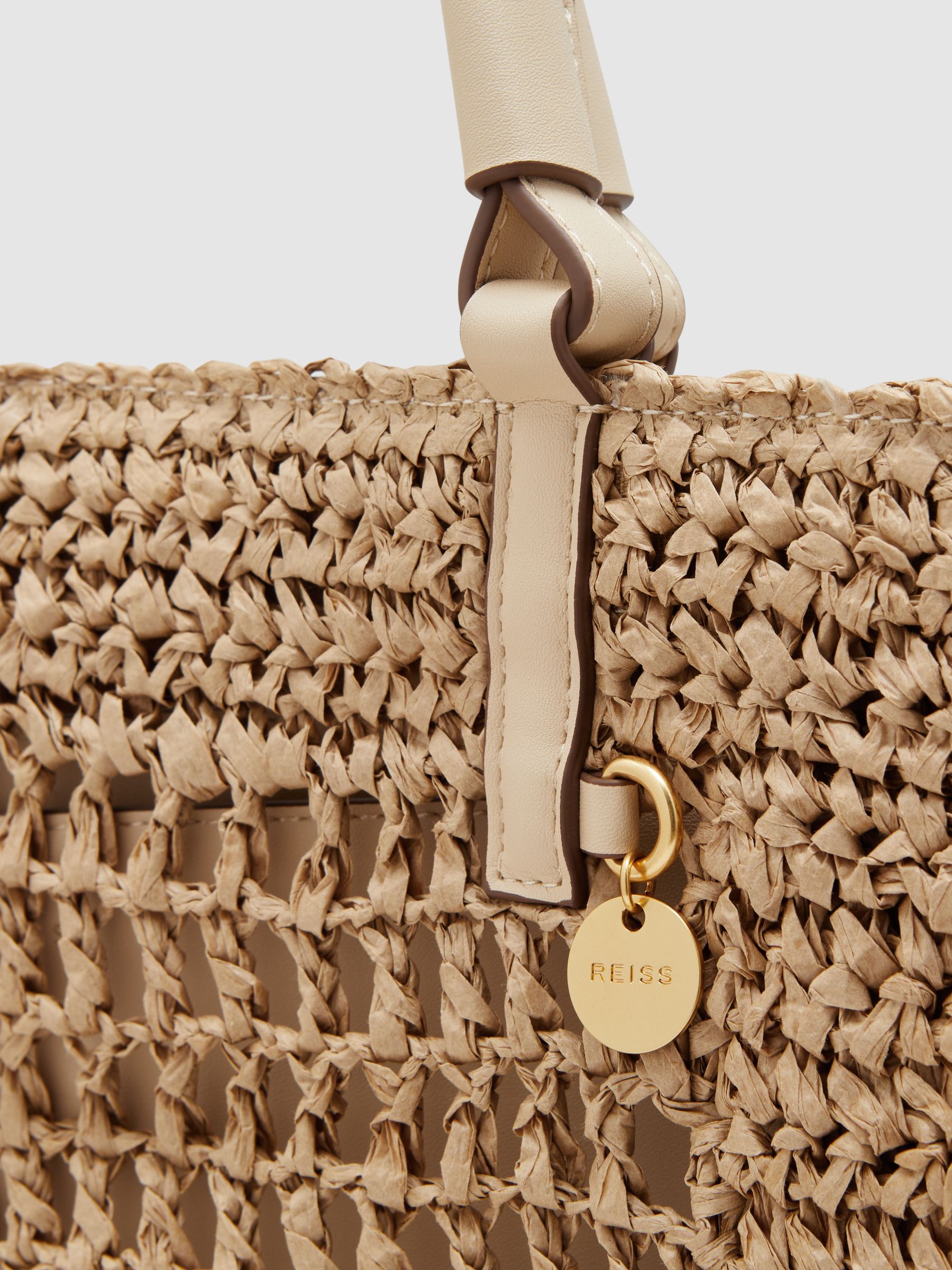 Woven Tote Bag in Natural