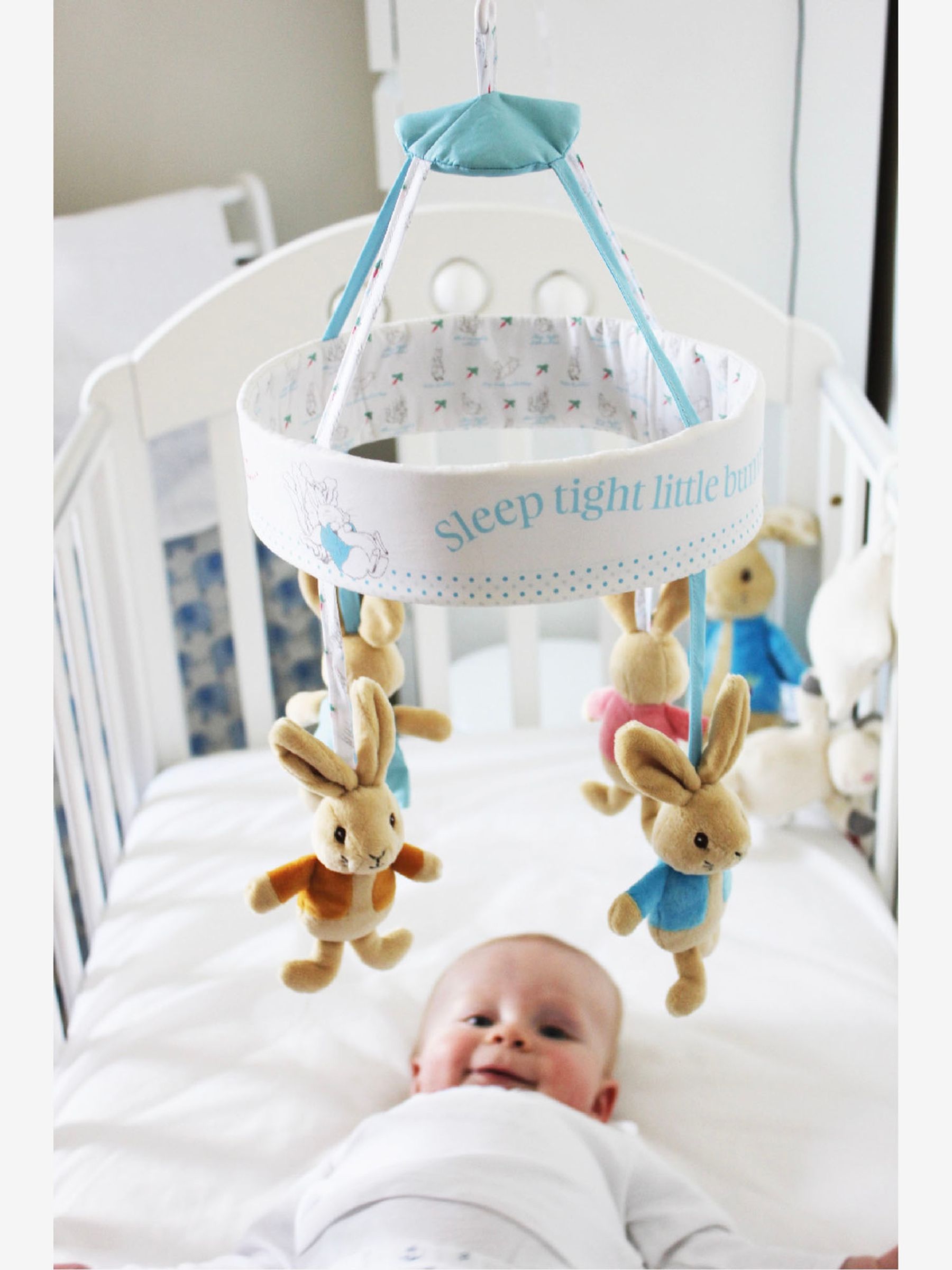 Peter rabbit cot mobile boots shop