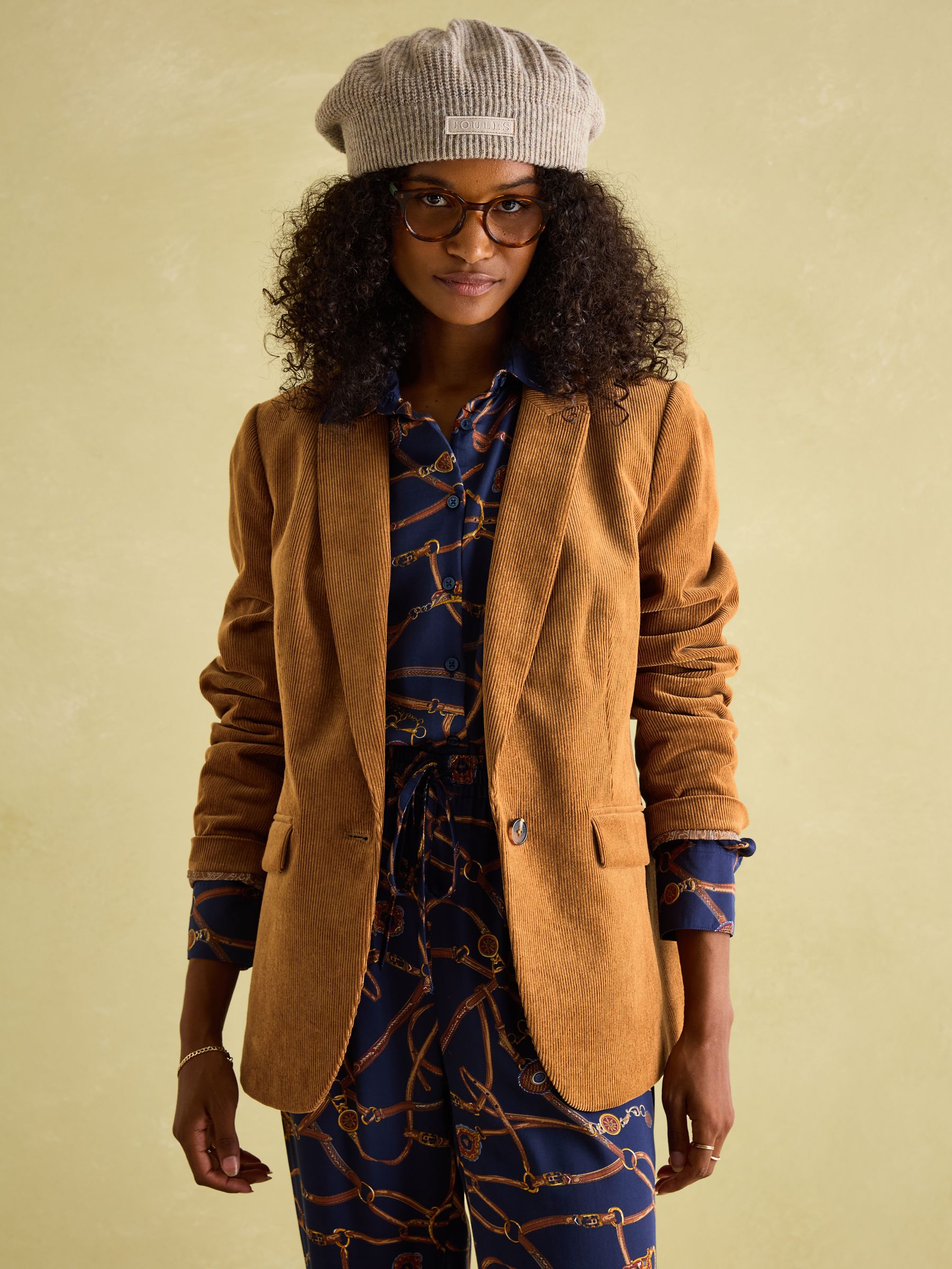 Tan colour blazer cheap