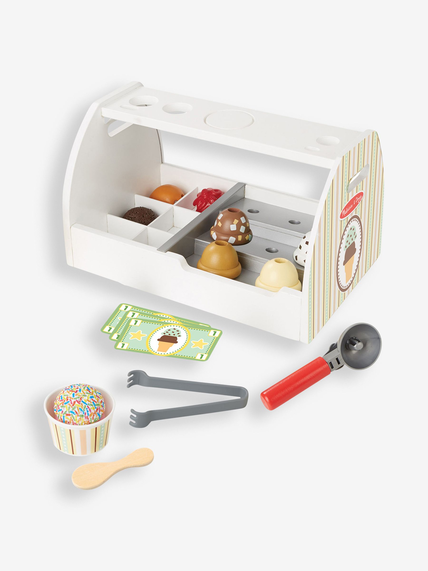 Wooden magnetic ice cream set sale