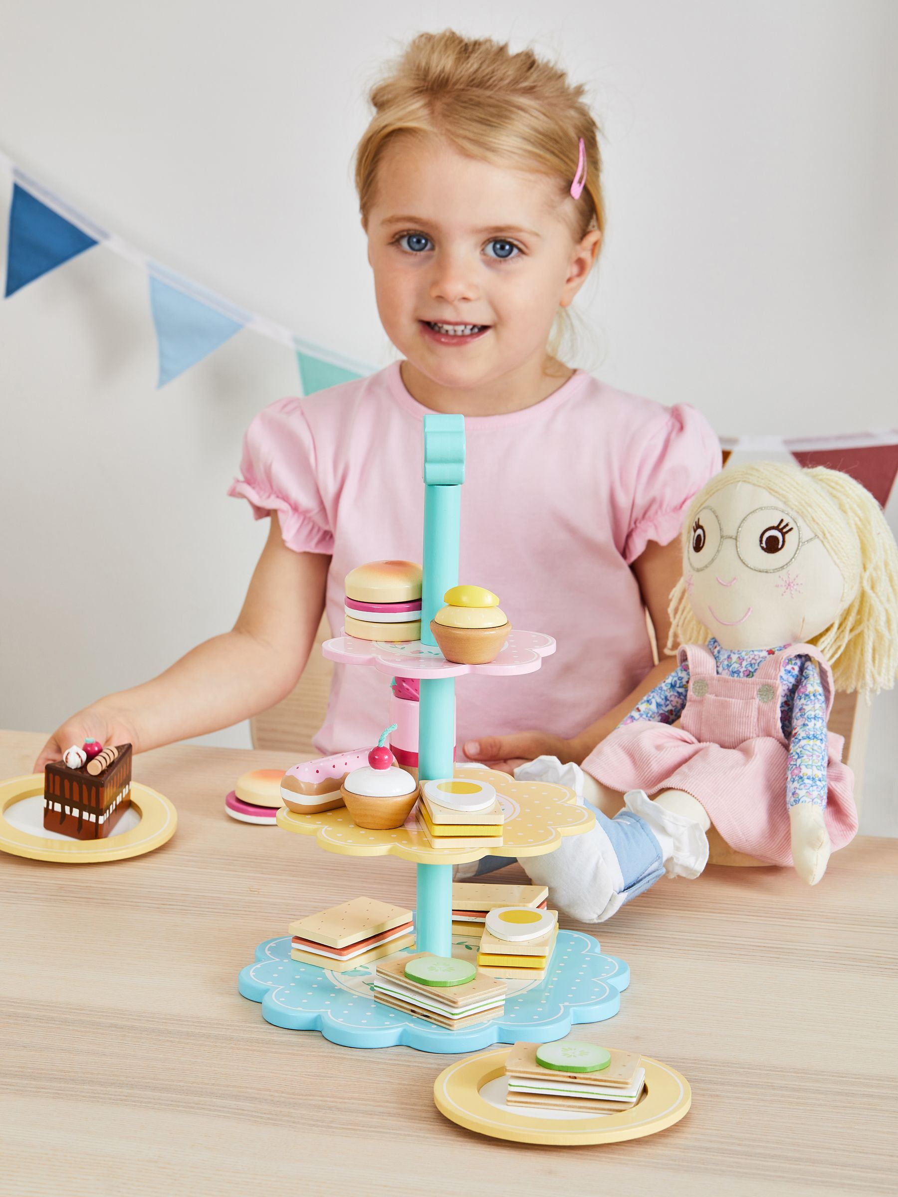 Wooden High Tea Set JoJo Maman Bebe