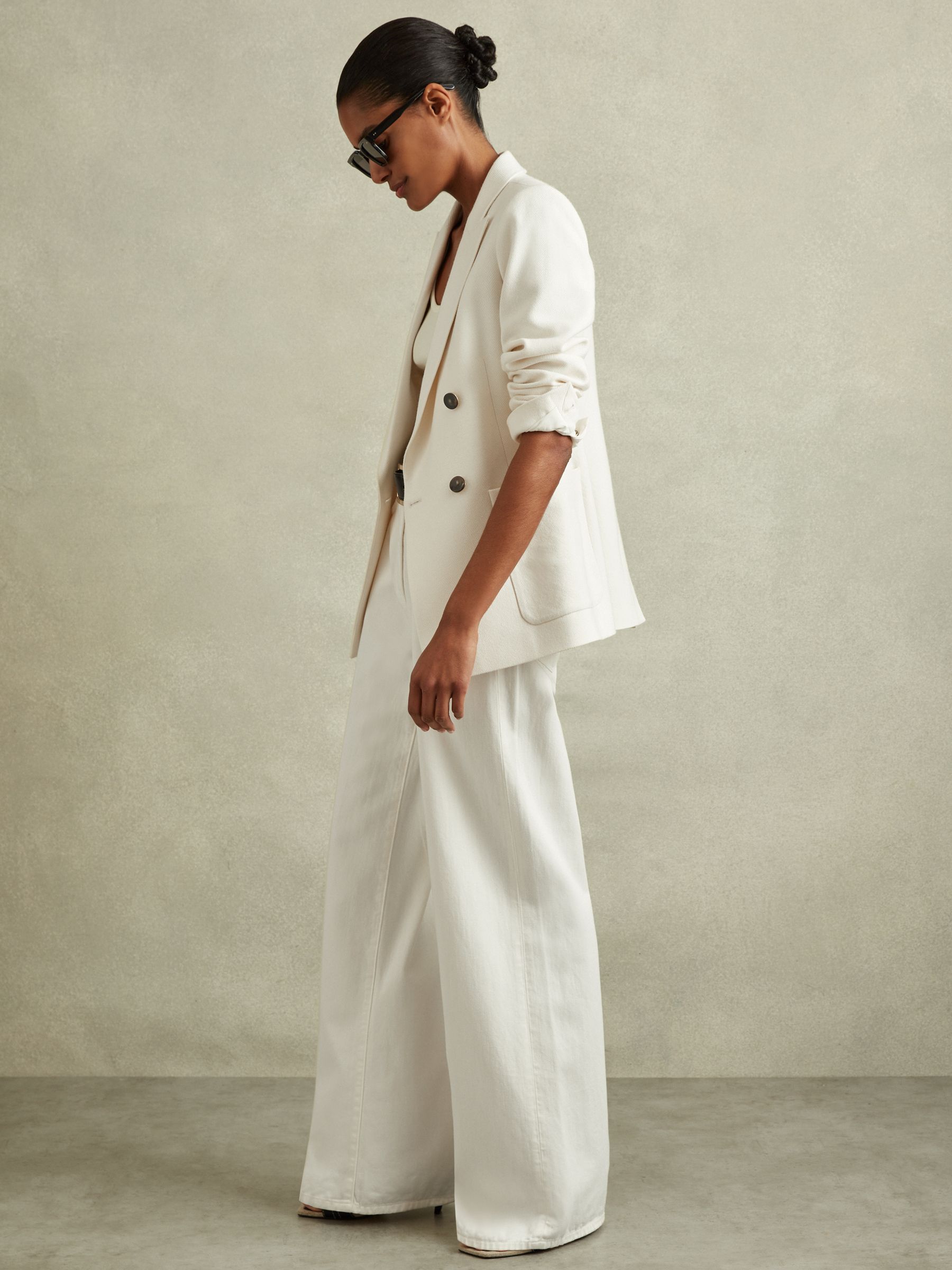 Reiss aleida blazer white 2025