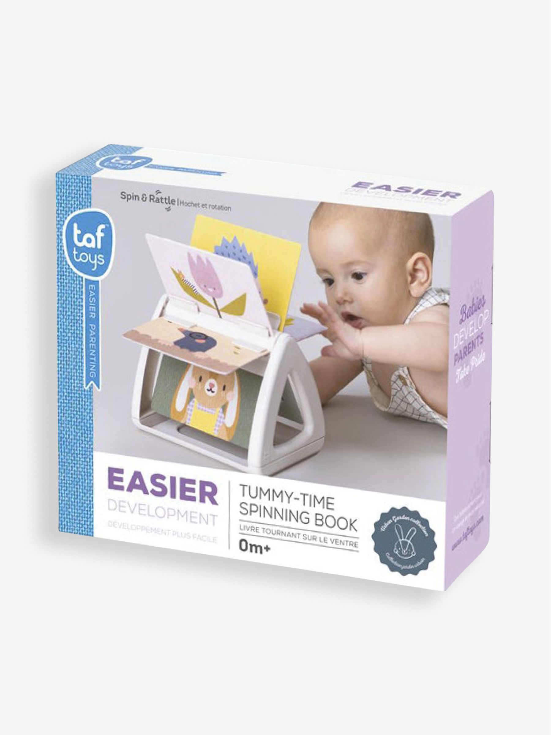 Taf Toys Tummy Time Spinning Book JoJo Maman Bebe