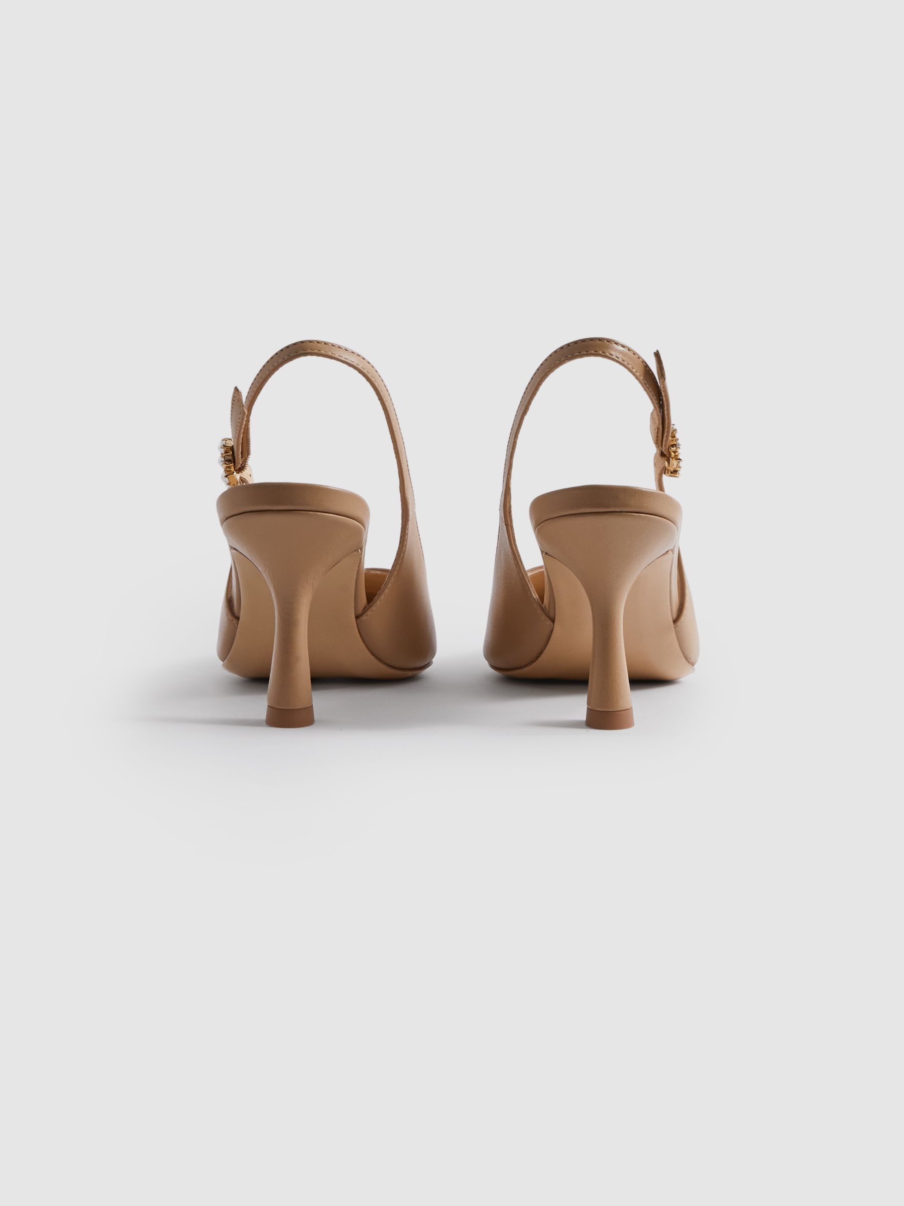 Tan slingback heels store
