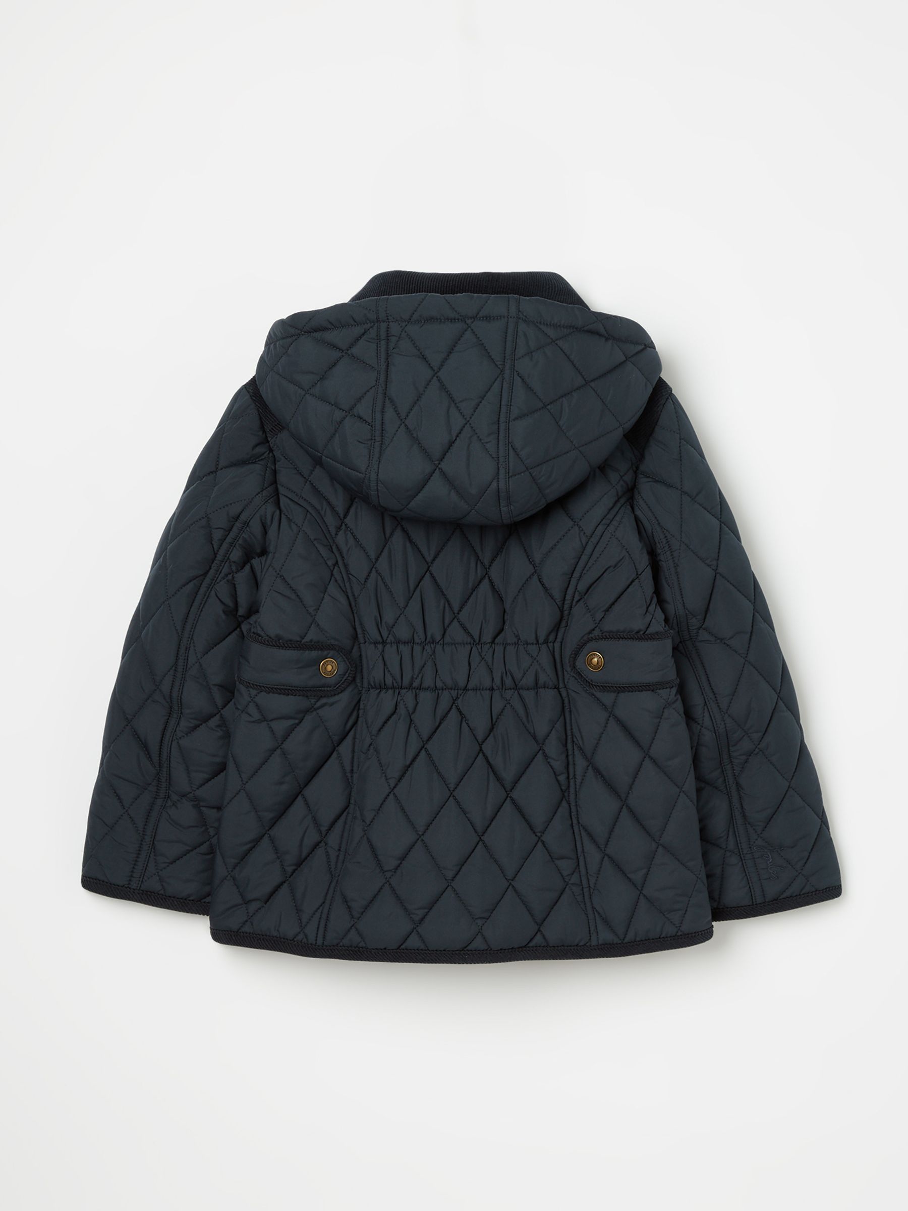 Joules navy quilted jacket clearance