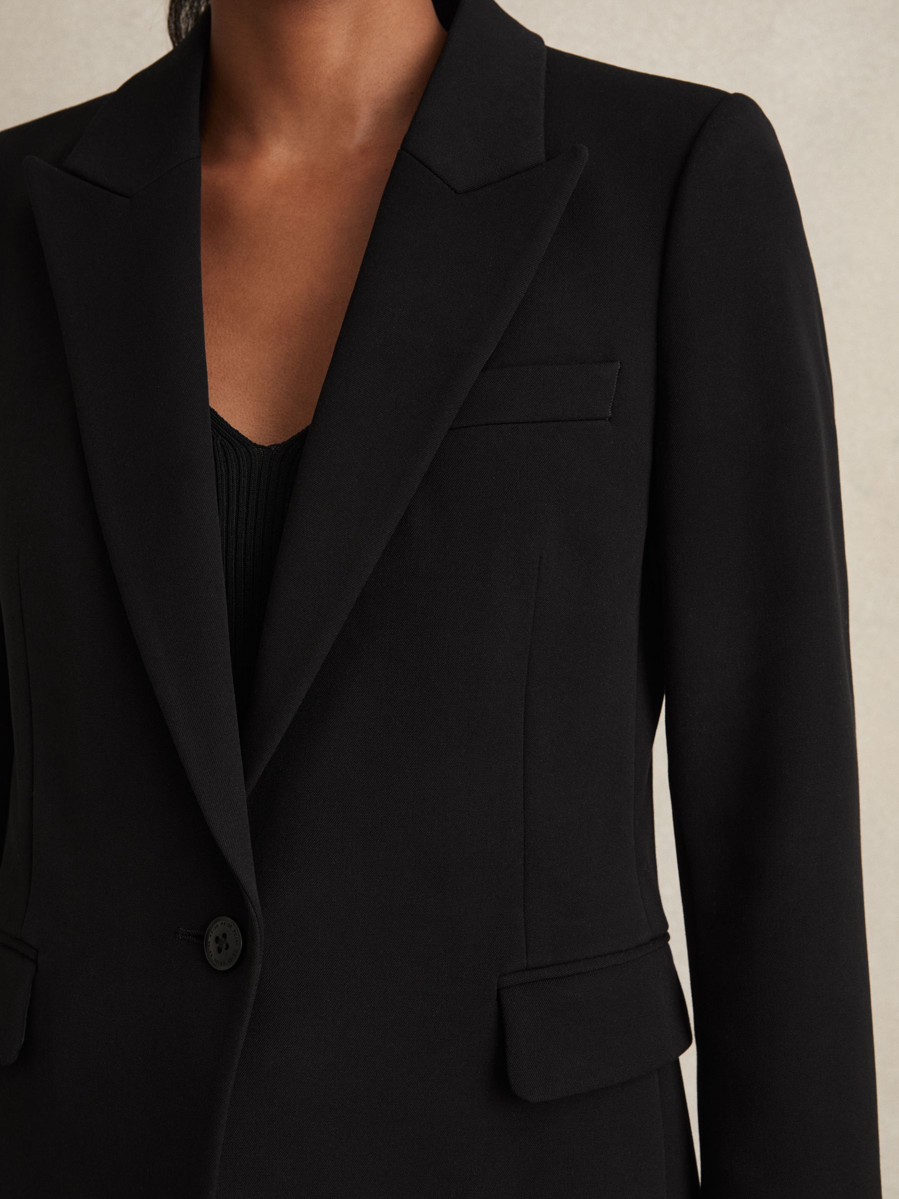 Petite black suit shop