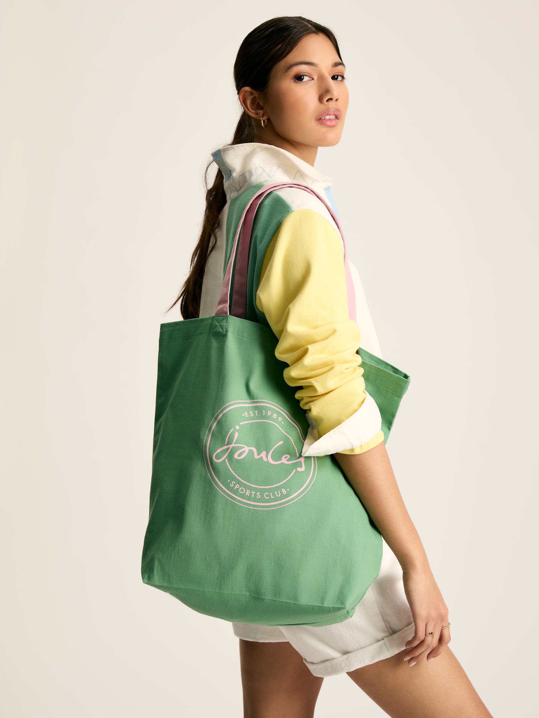 Joules green bag outlet
