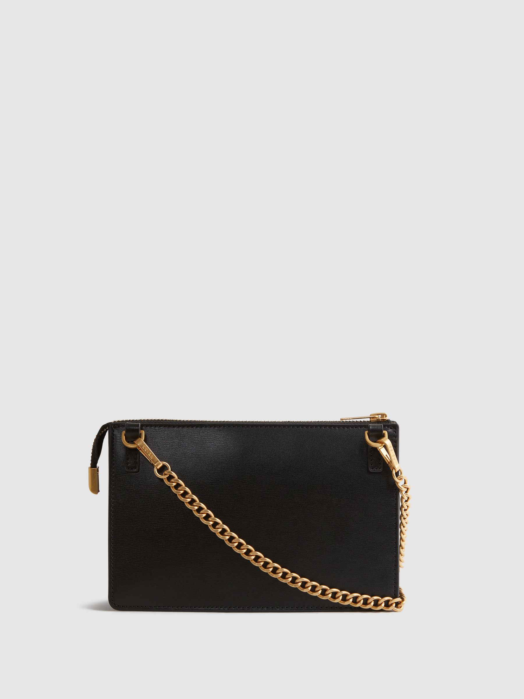 Leather chain crossbody bag 2025