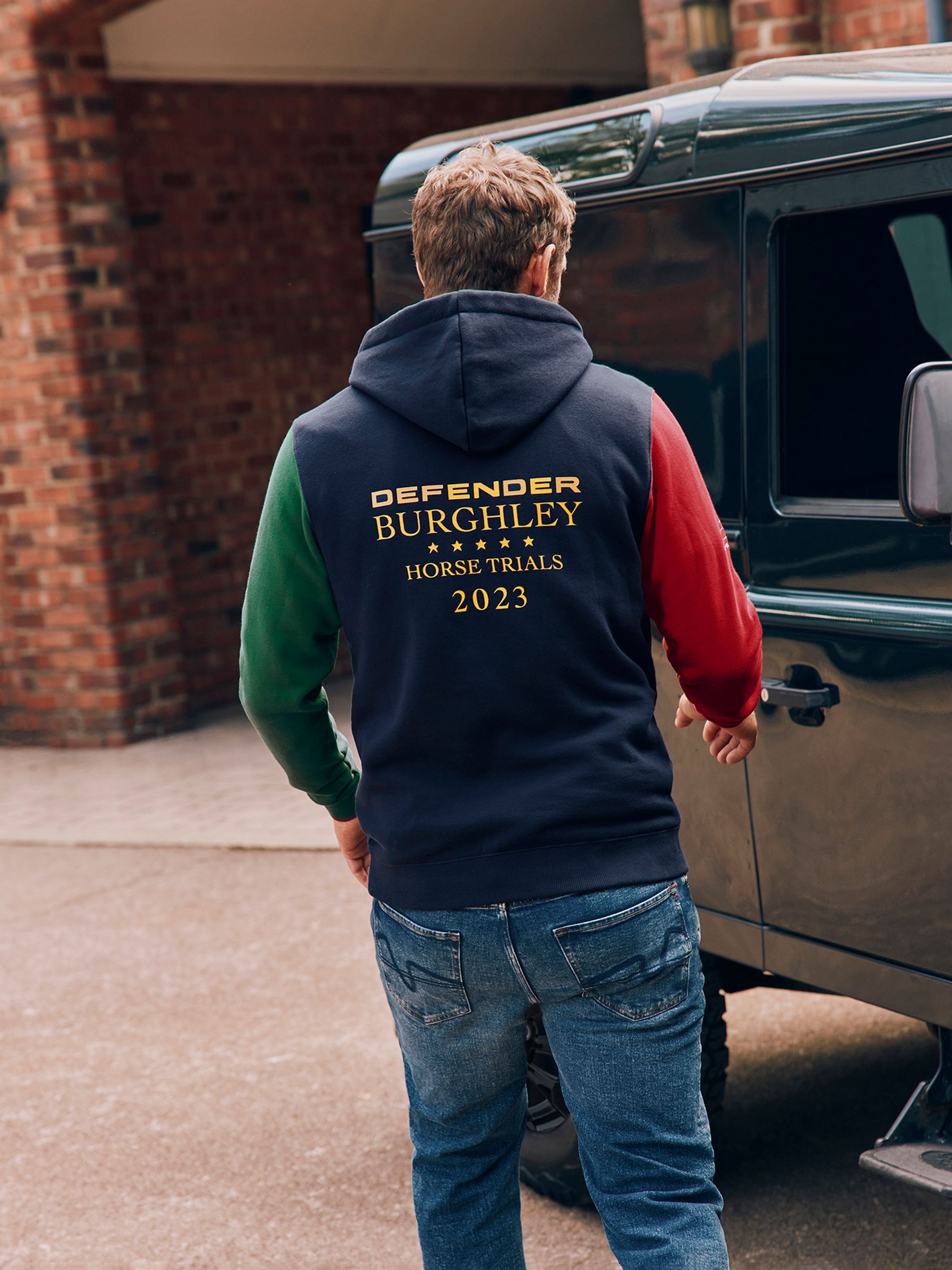 Buy Joules Official Burghley Navy Blue Hooded Sweatshirt from the Joules online shop