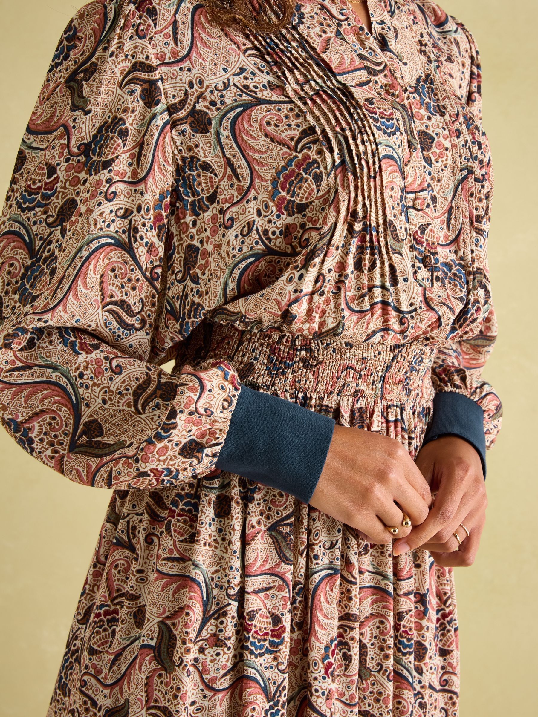 Buy Joules Rosa Multi Printed Maxi Shirt Dress from the Joules online shop